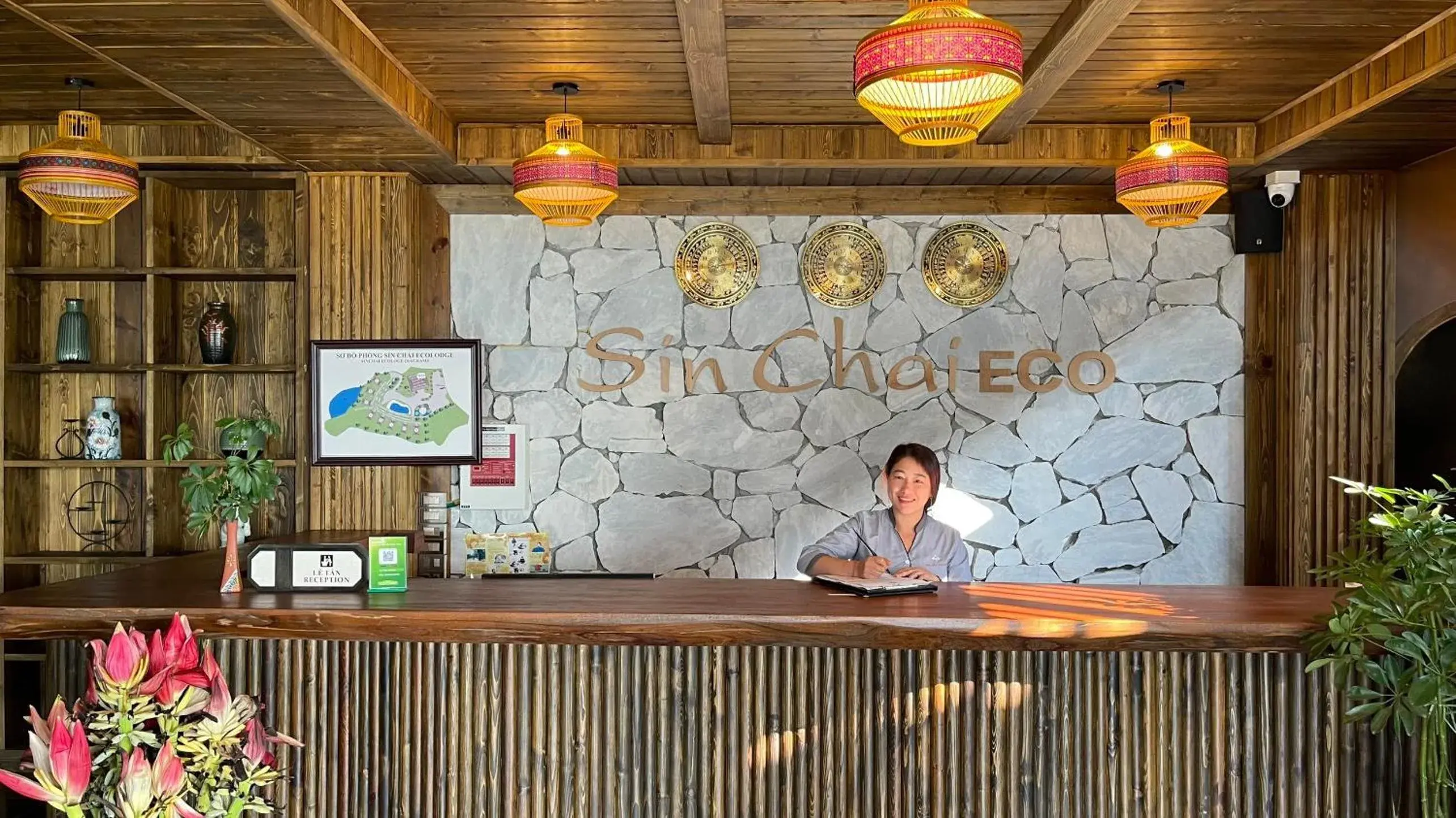 Lobby or reception in Sin Chai Ecolodge Lobby or reception in Sin Chai Ecolodge