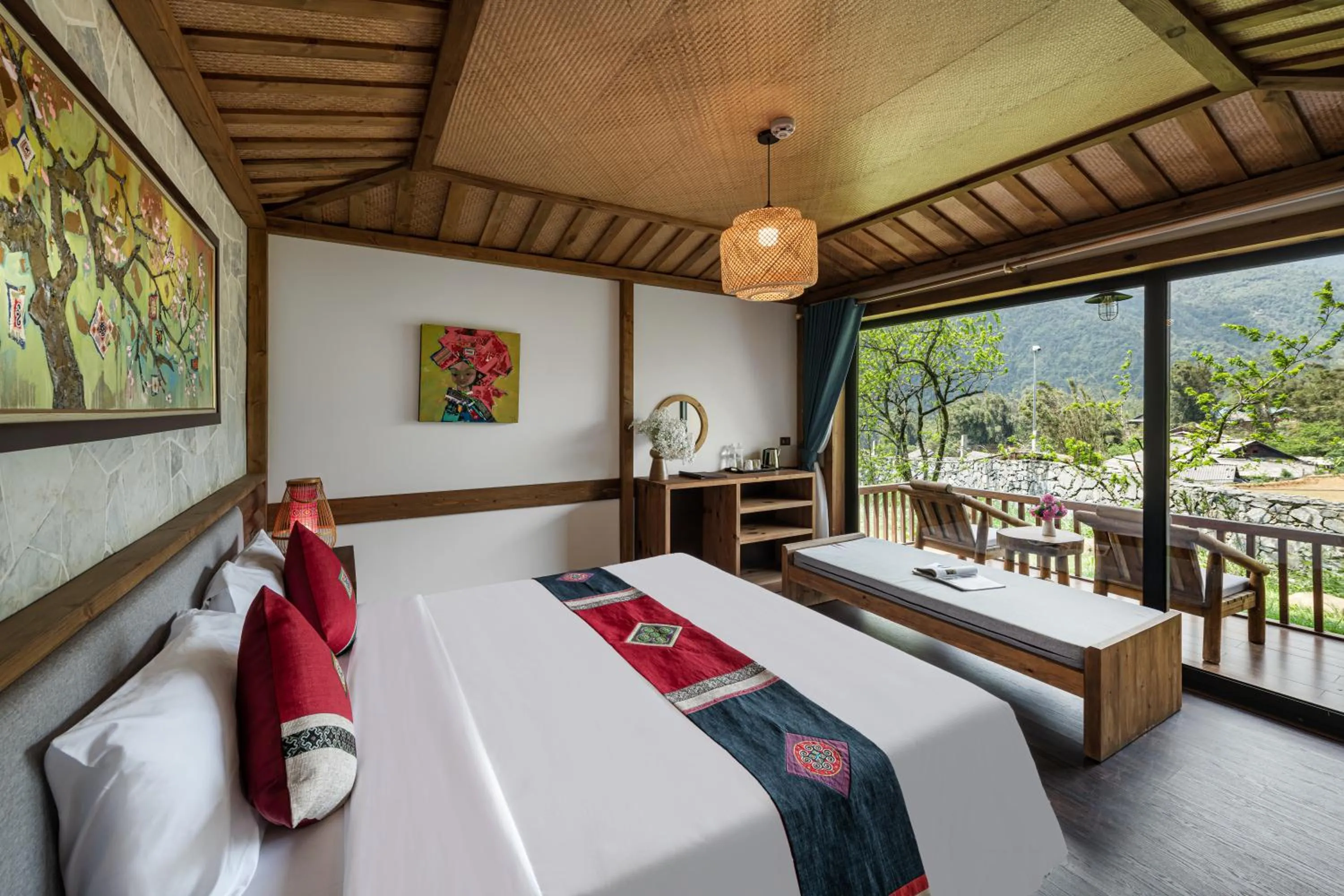 Bedroom, Bed in Sin Chai Ecolodge