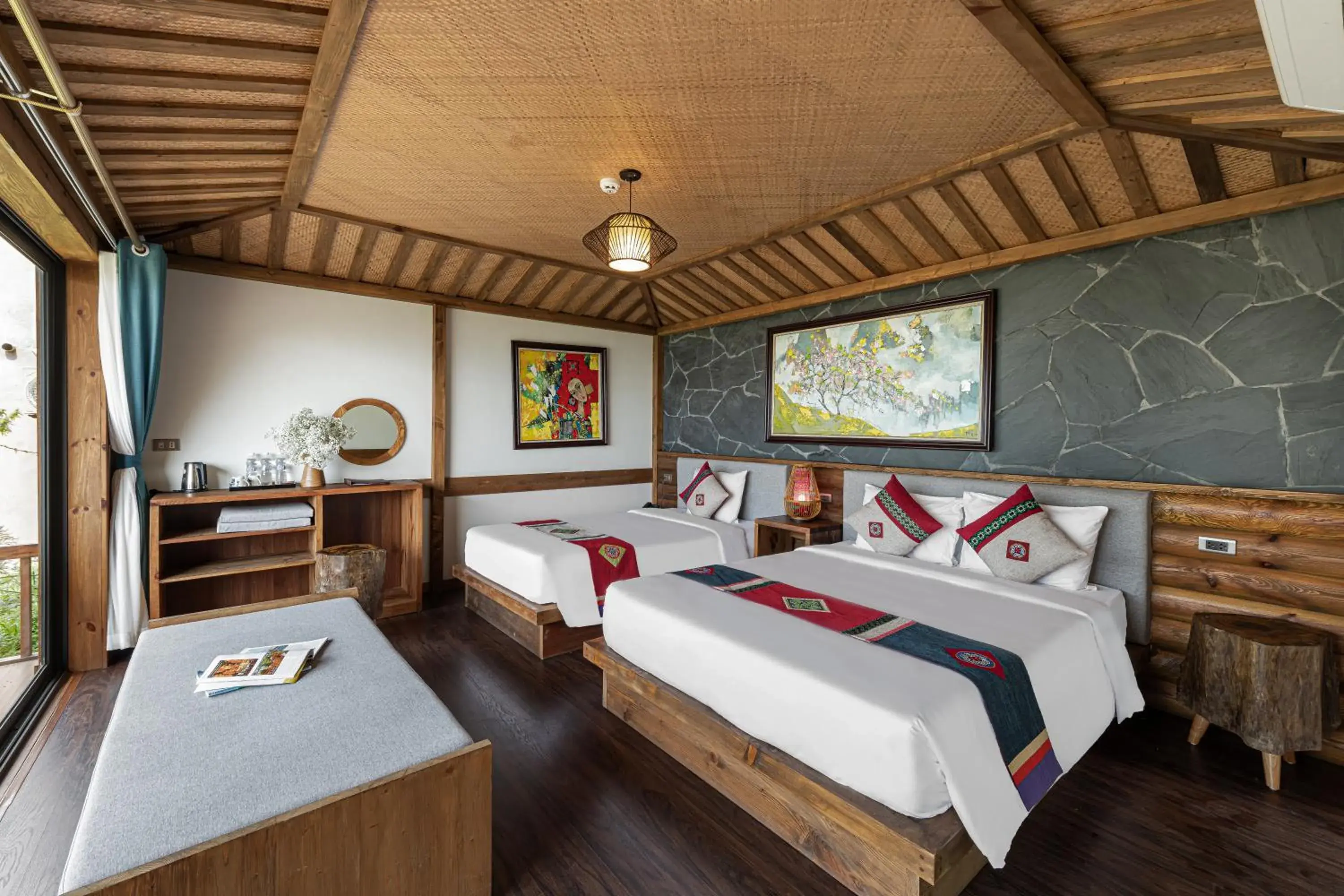 Bed in Sin Chai Ecolodge Bed in Sin Chai Ecolodge