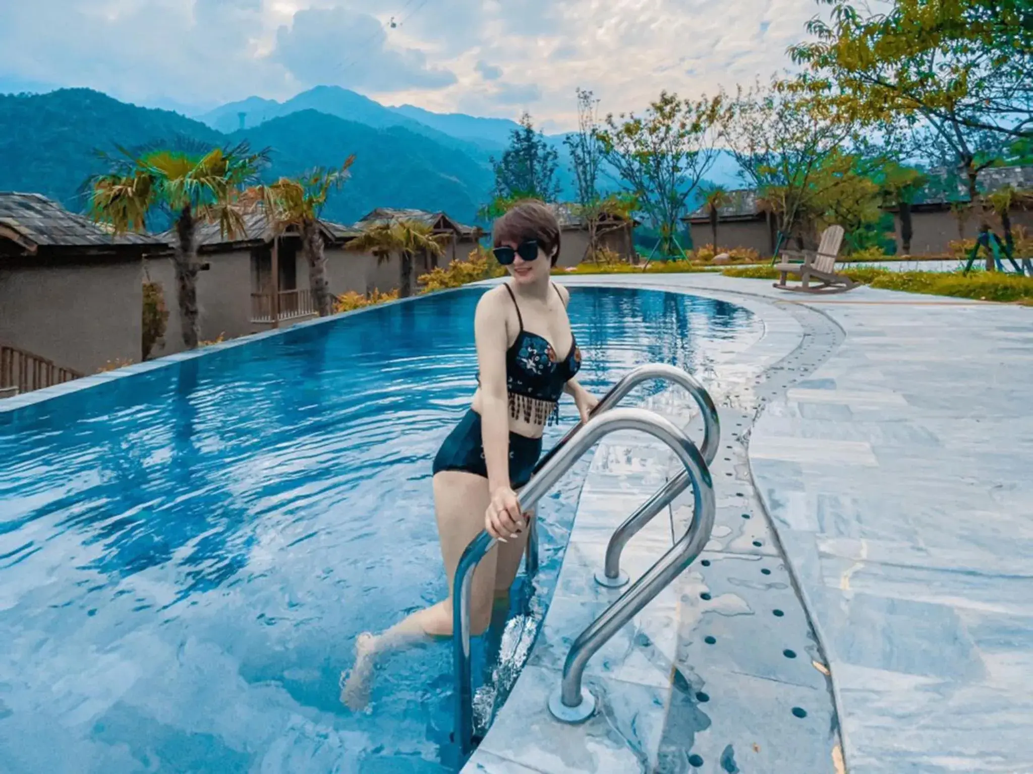 Swimming pool in Sin Chai Ecolodge Swimming pool in Sin Chai Ecolodge