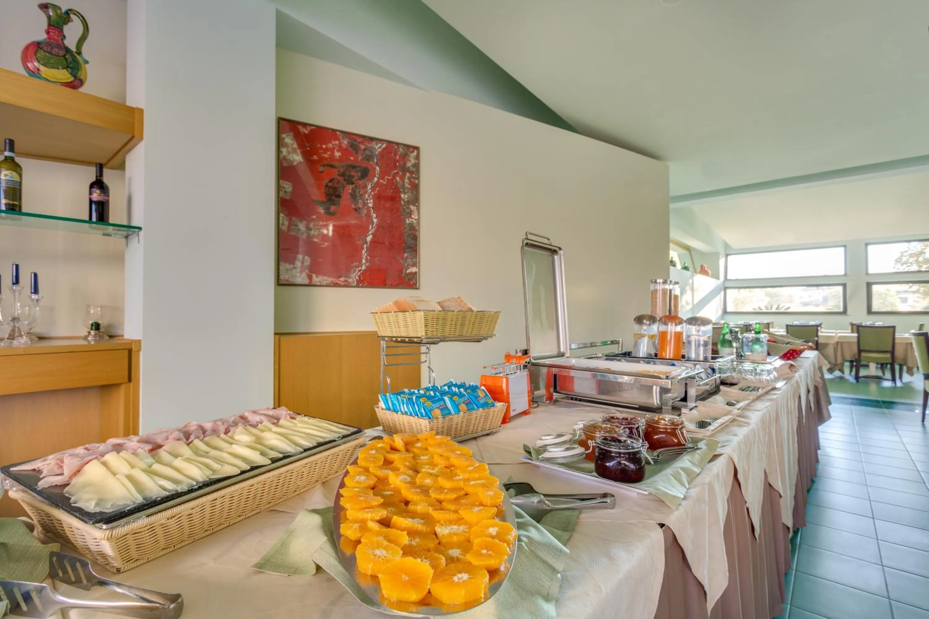 Italian breakfast in Rada Siri