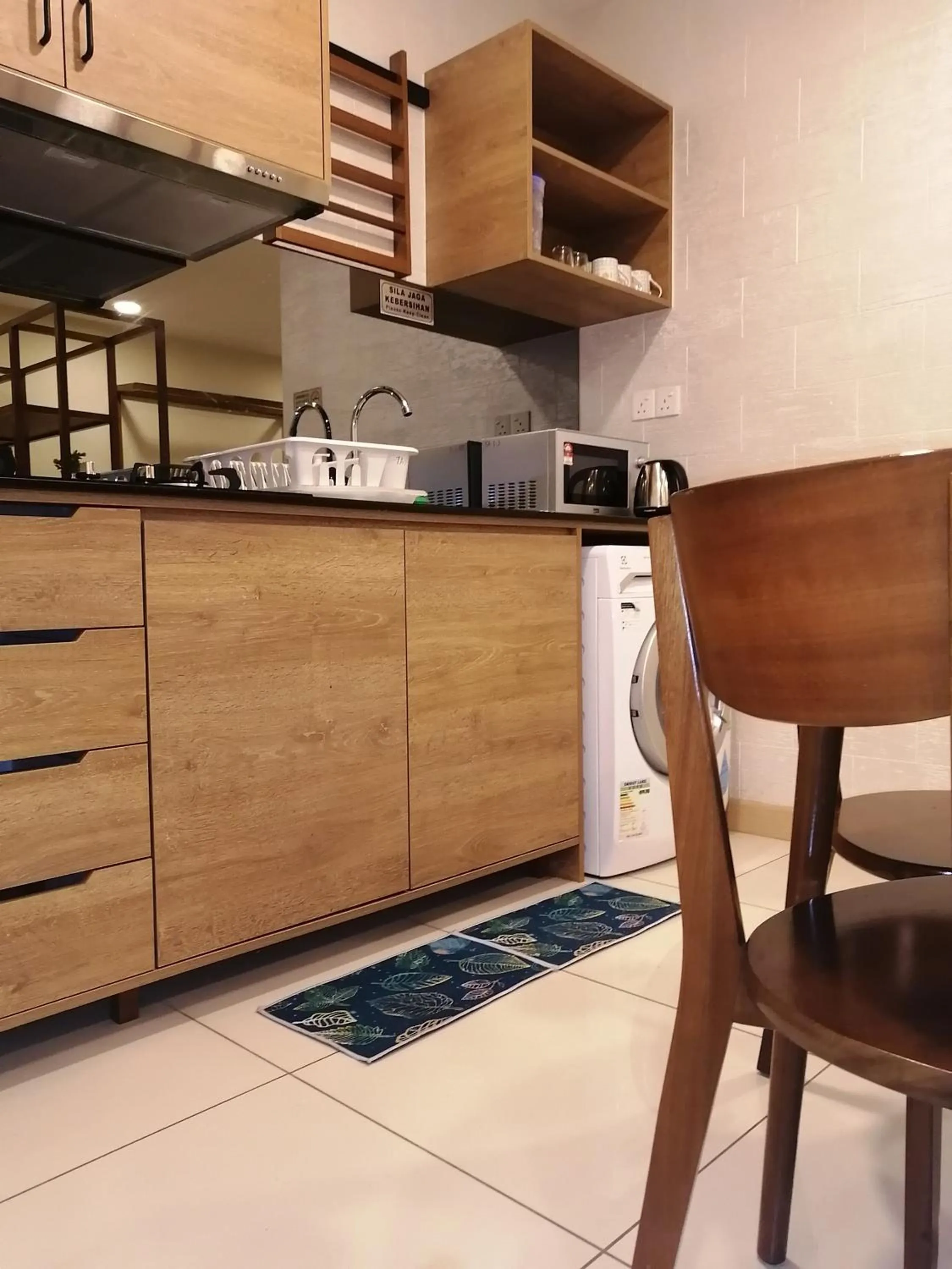 Kitchen or kitchenette in Timurbay Seafront Residence