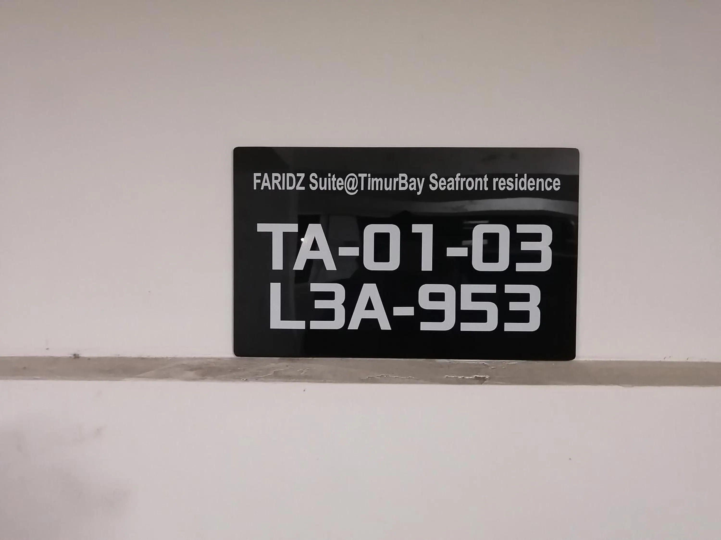 Parking in Timurbay Seafront Residence