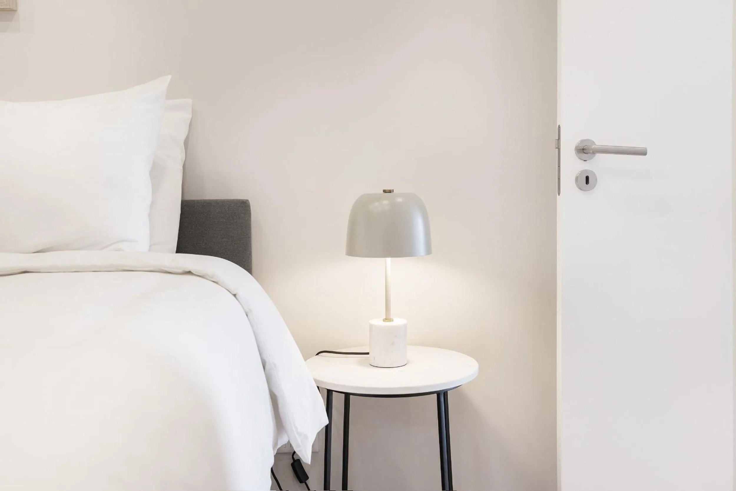 Decorative detail, Bed in Ocean Apartment by Olala Homes