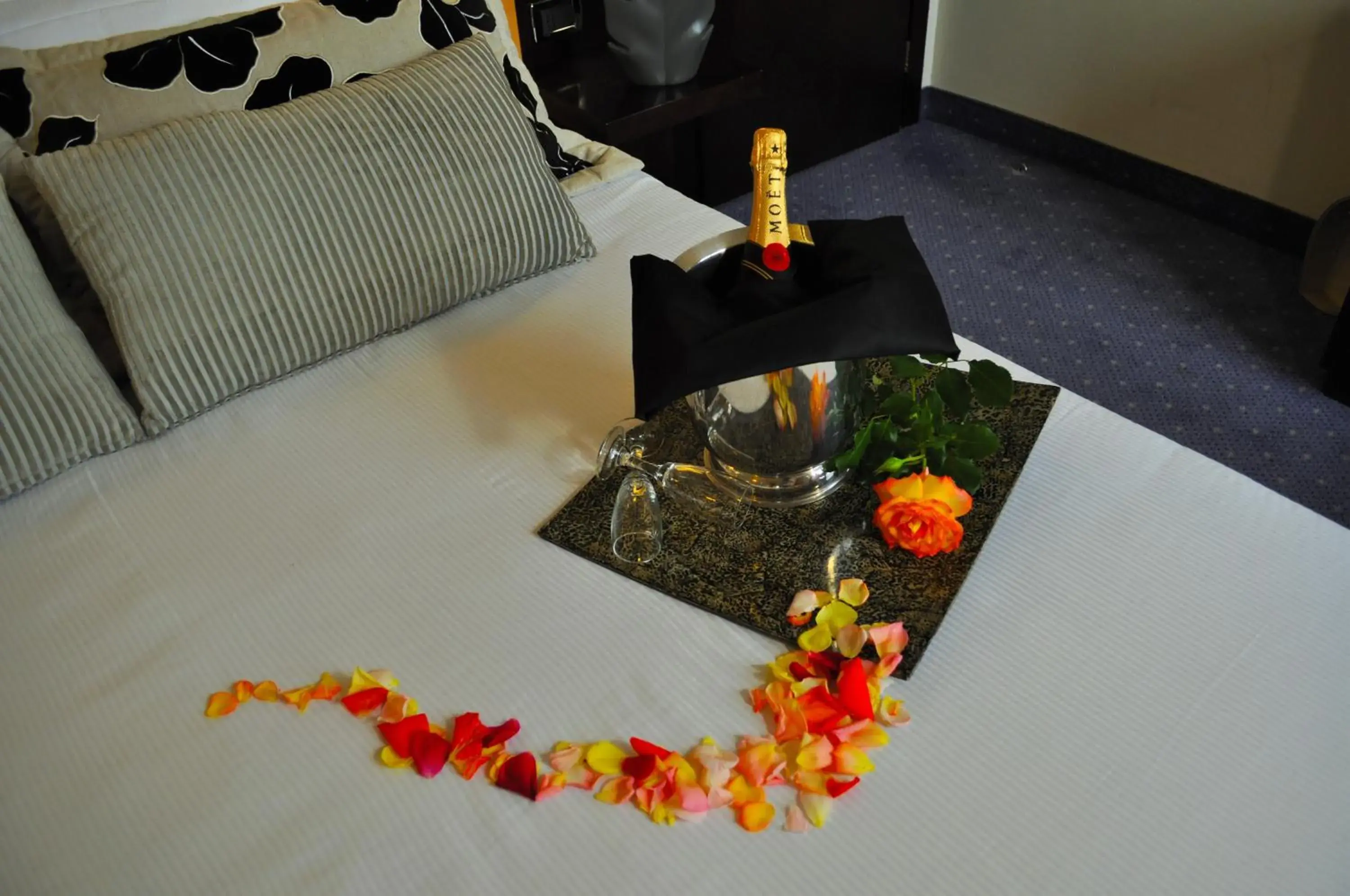 Bed in Hotel IMPERATORI Bed in Hotel IMPERATORI