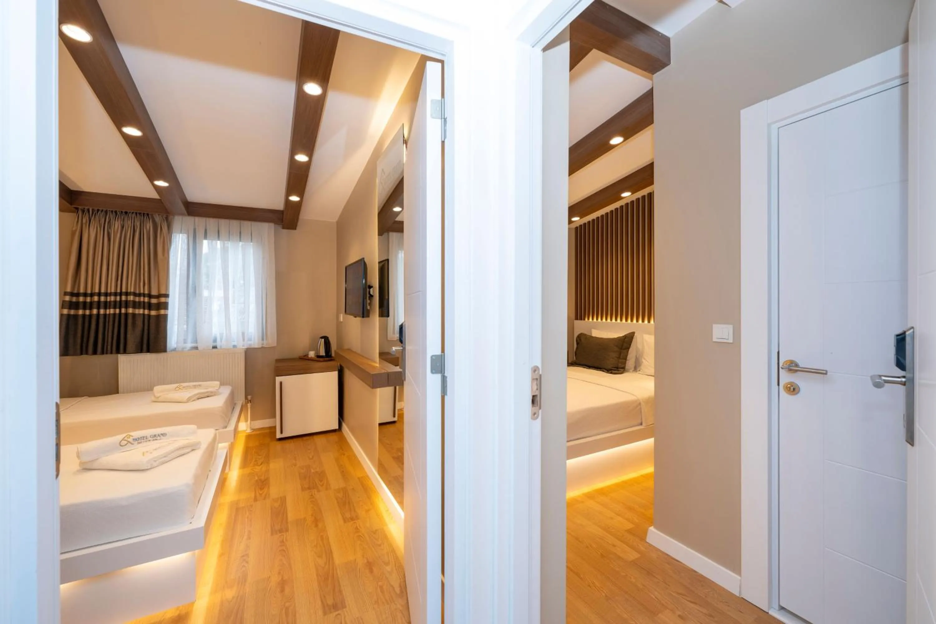 Bed in Hotel Grand İstanbul