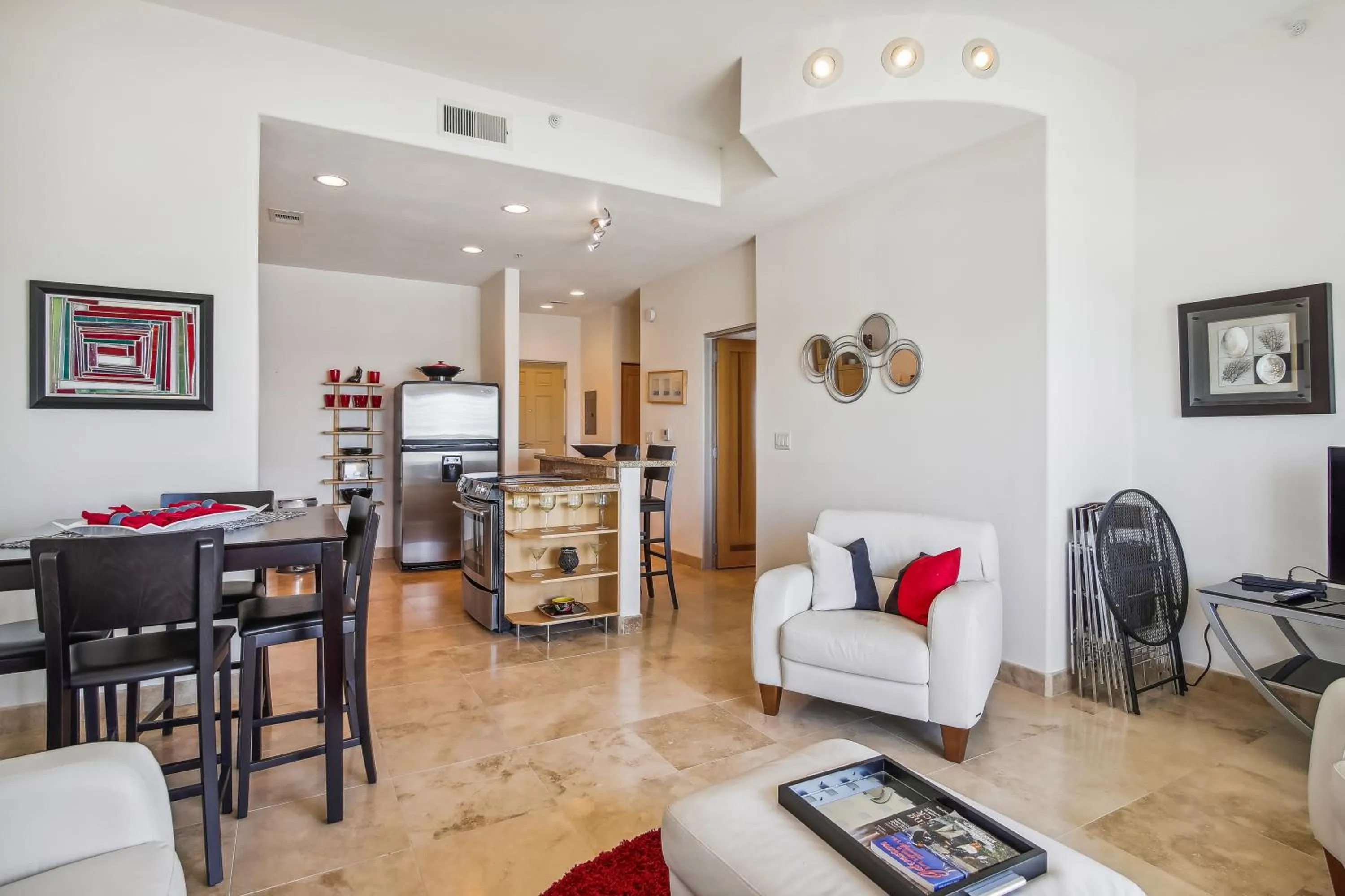 Living room in Ocean Grove 902 - Pelican View