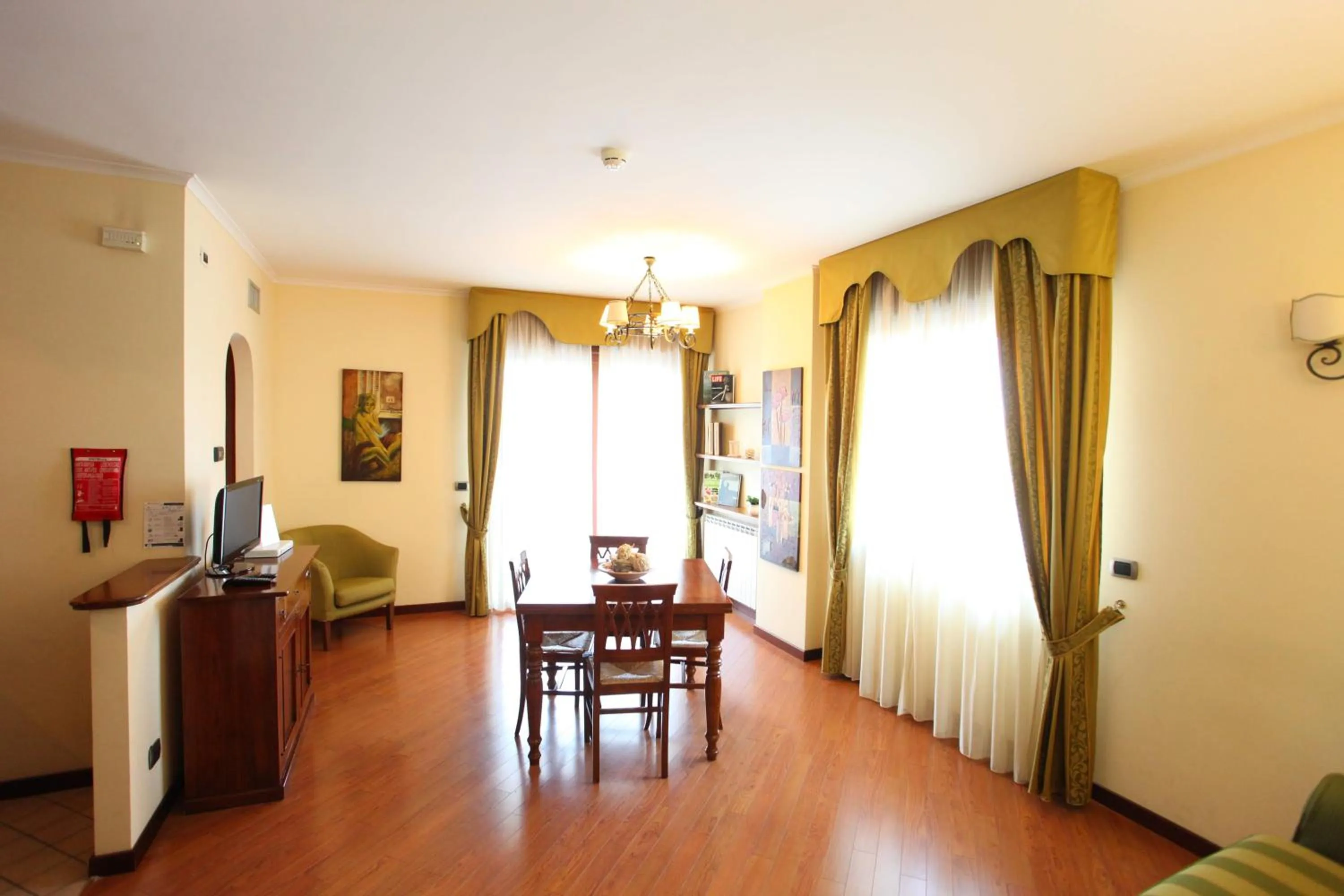 Living room in Altea Suites