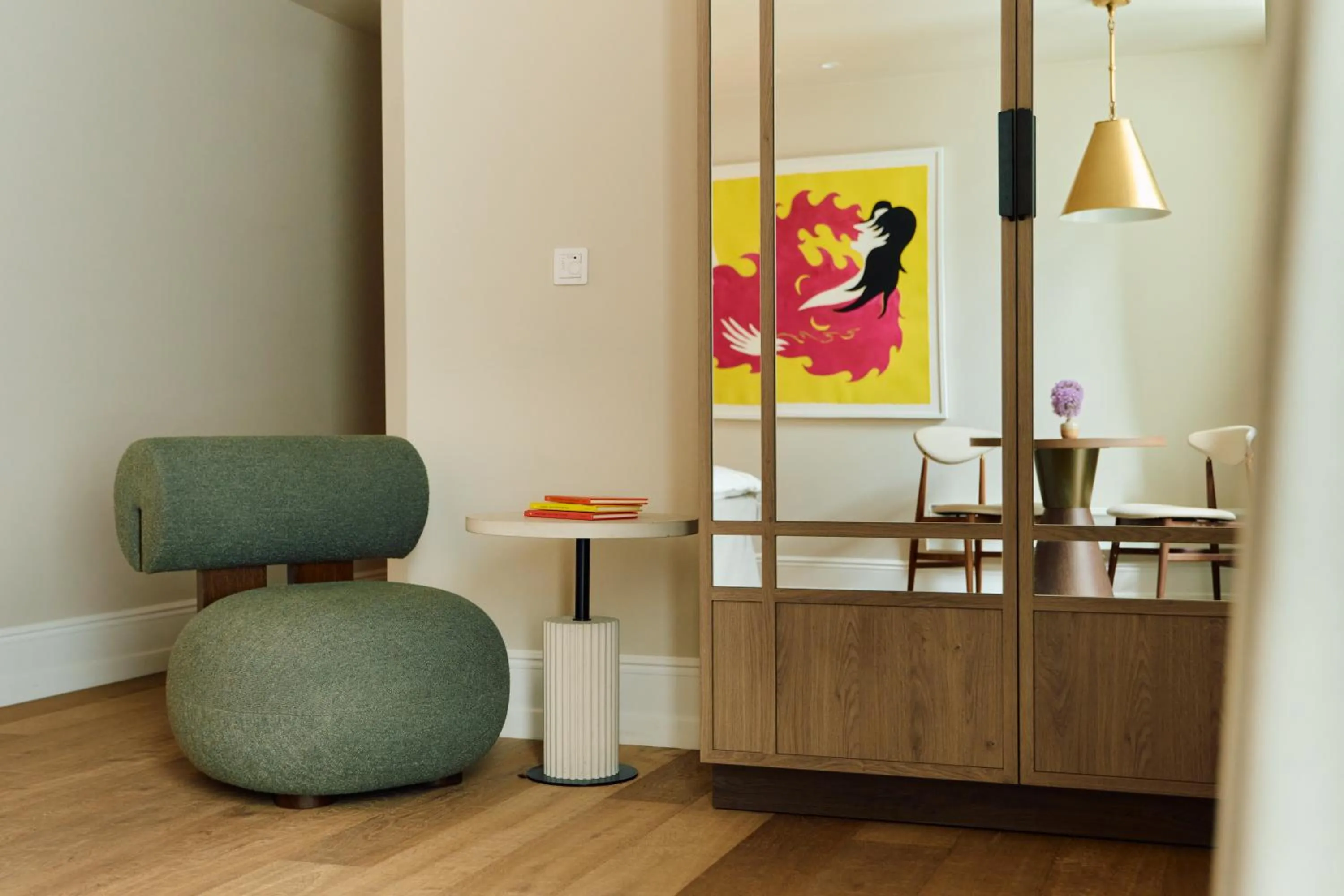 Seating area in Att I Kvadraturen