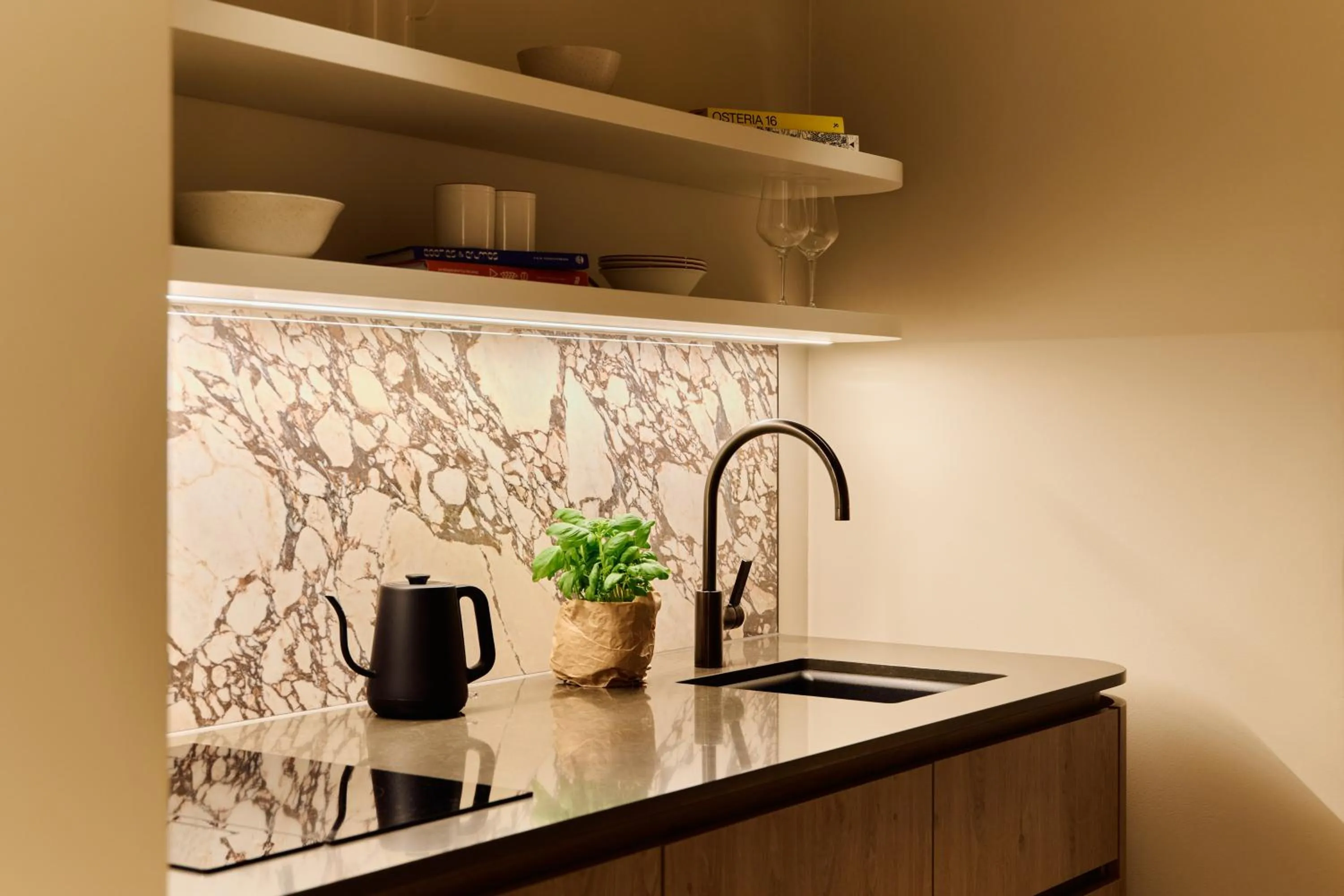 Coffee/tea facilities in Att I Kvadraturen