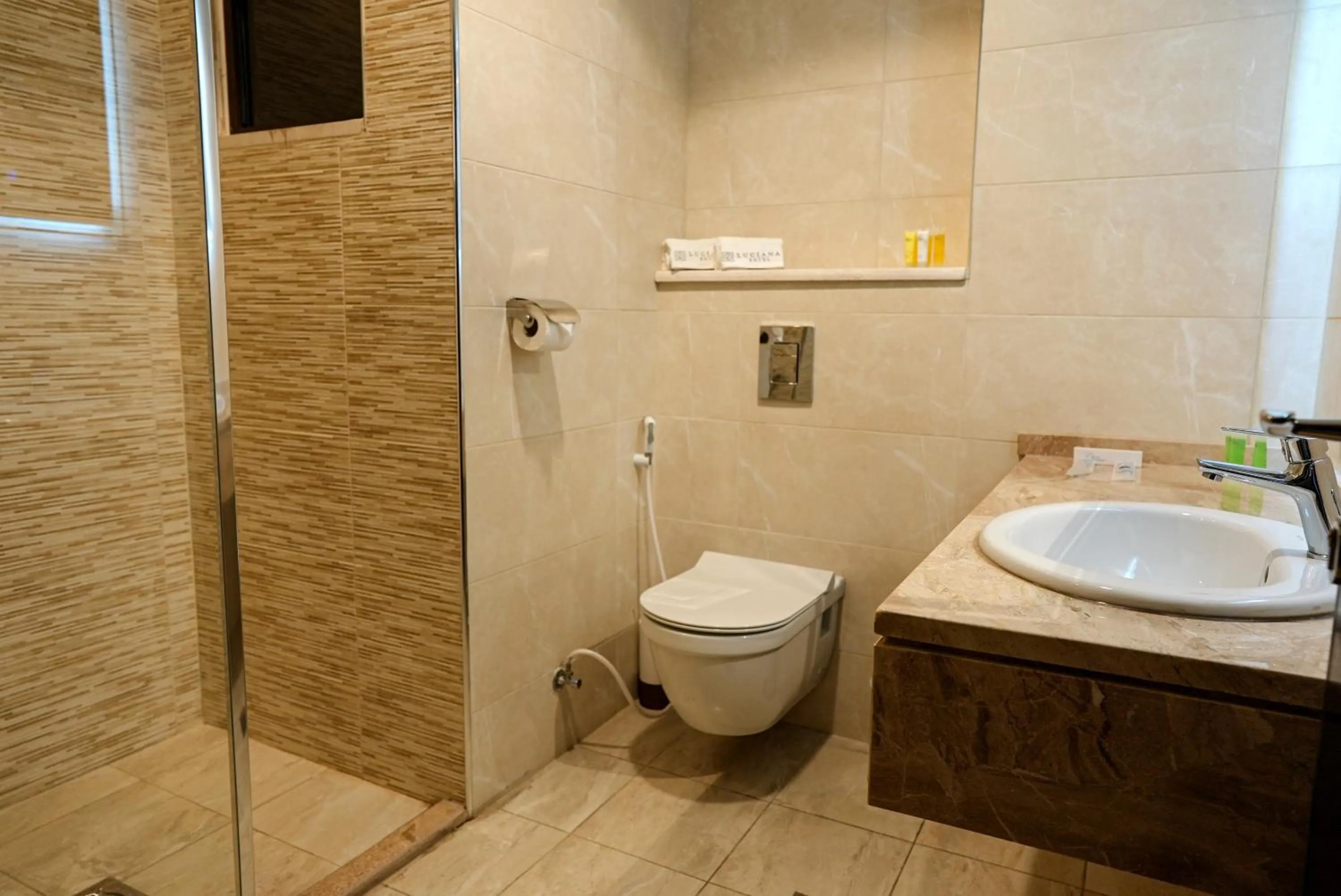 Toilet in Luciana Hotel by FHM