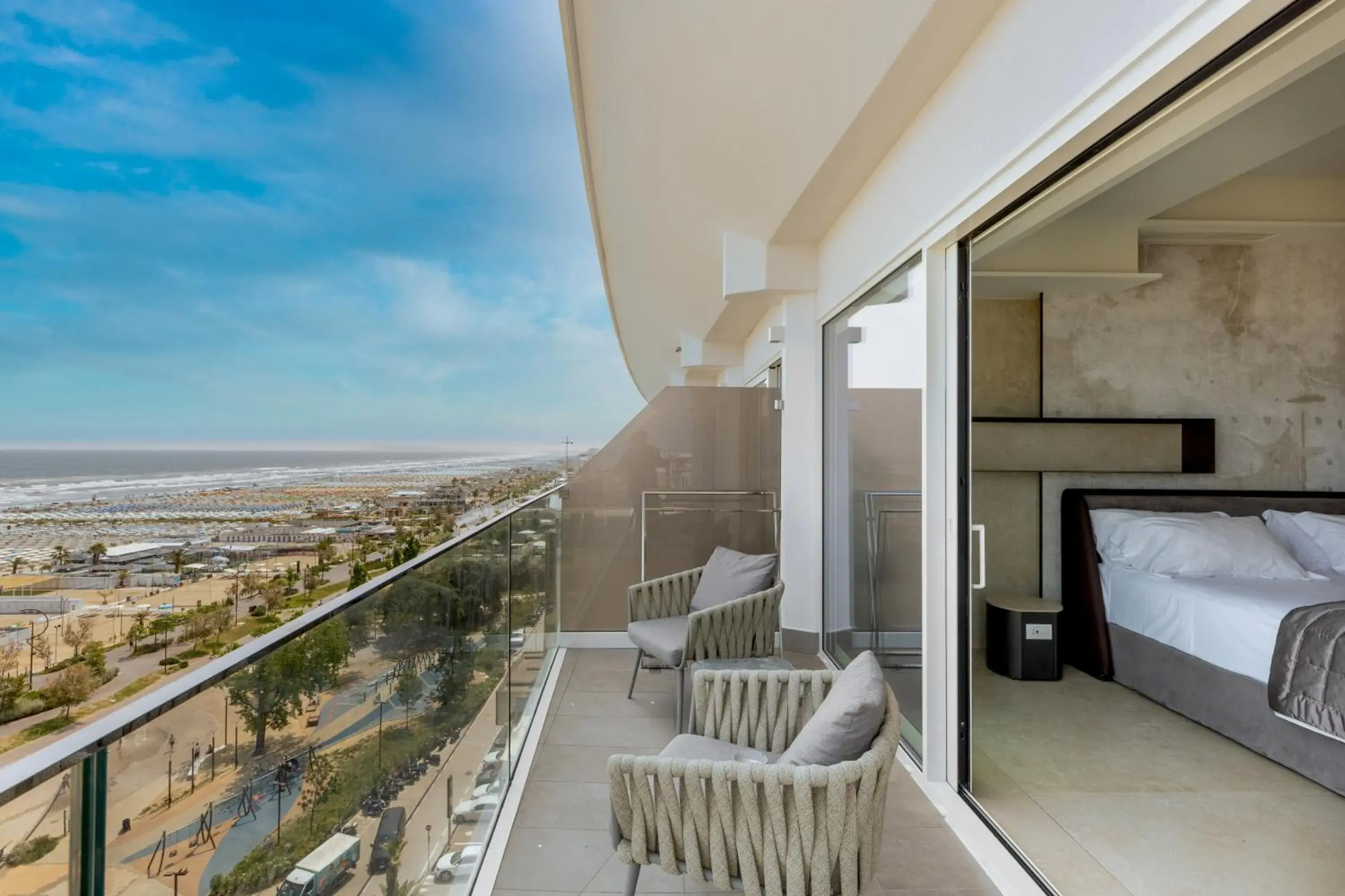 Balcony/Terrace, Bed in Hotel Sporting Balcony/Terrace, Bed in Hotel Sporting