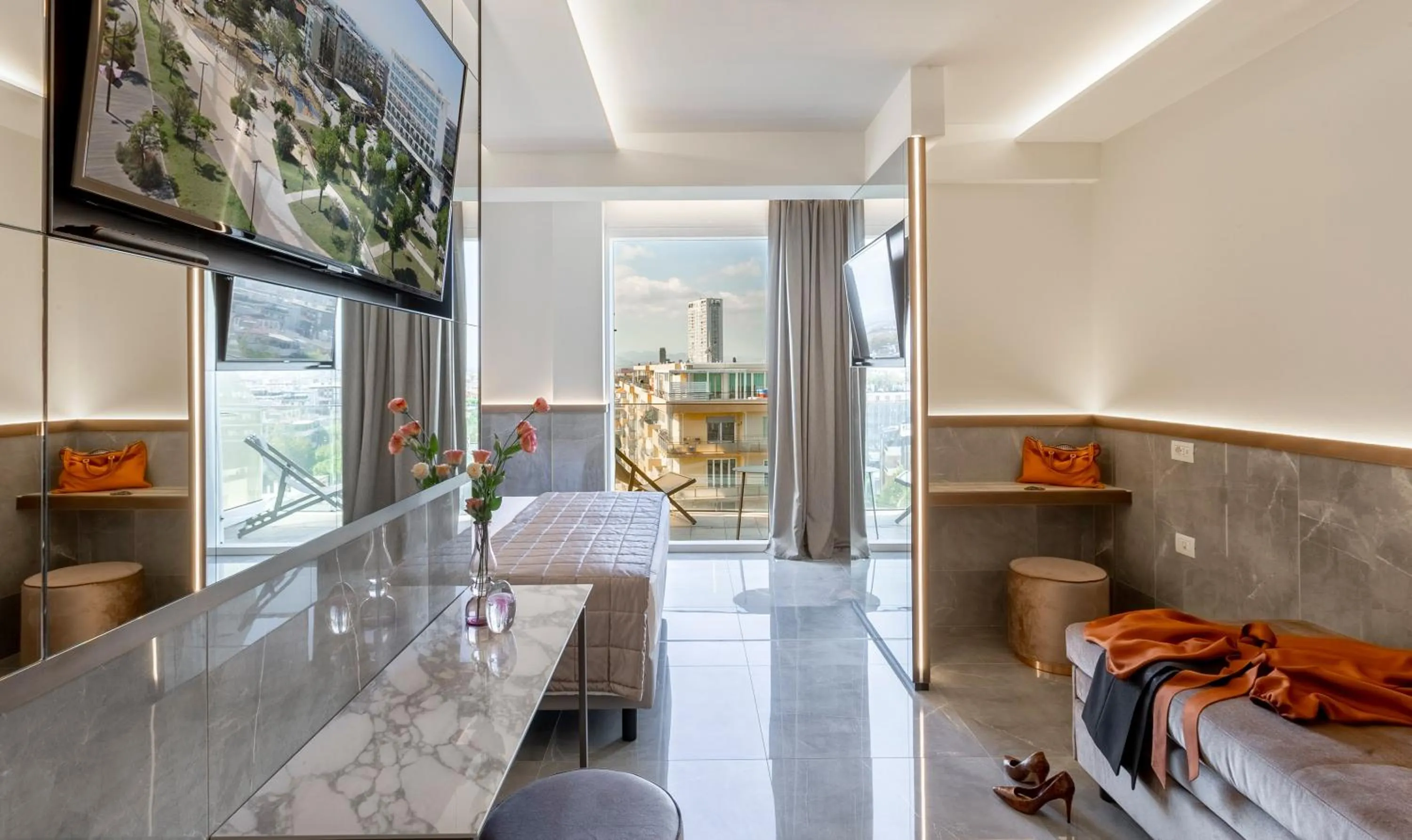 Bed in Hotel Sporting