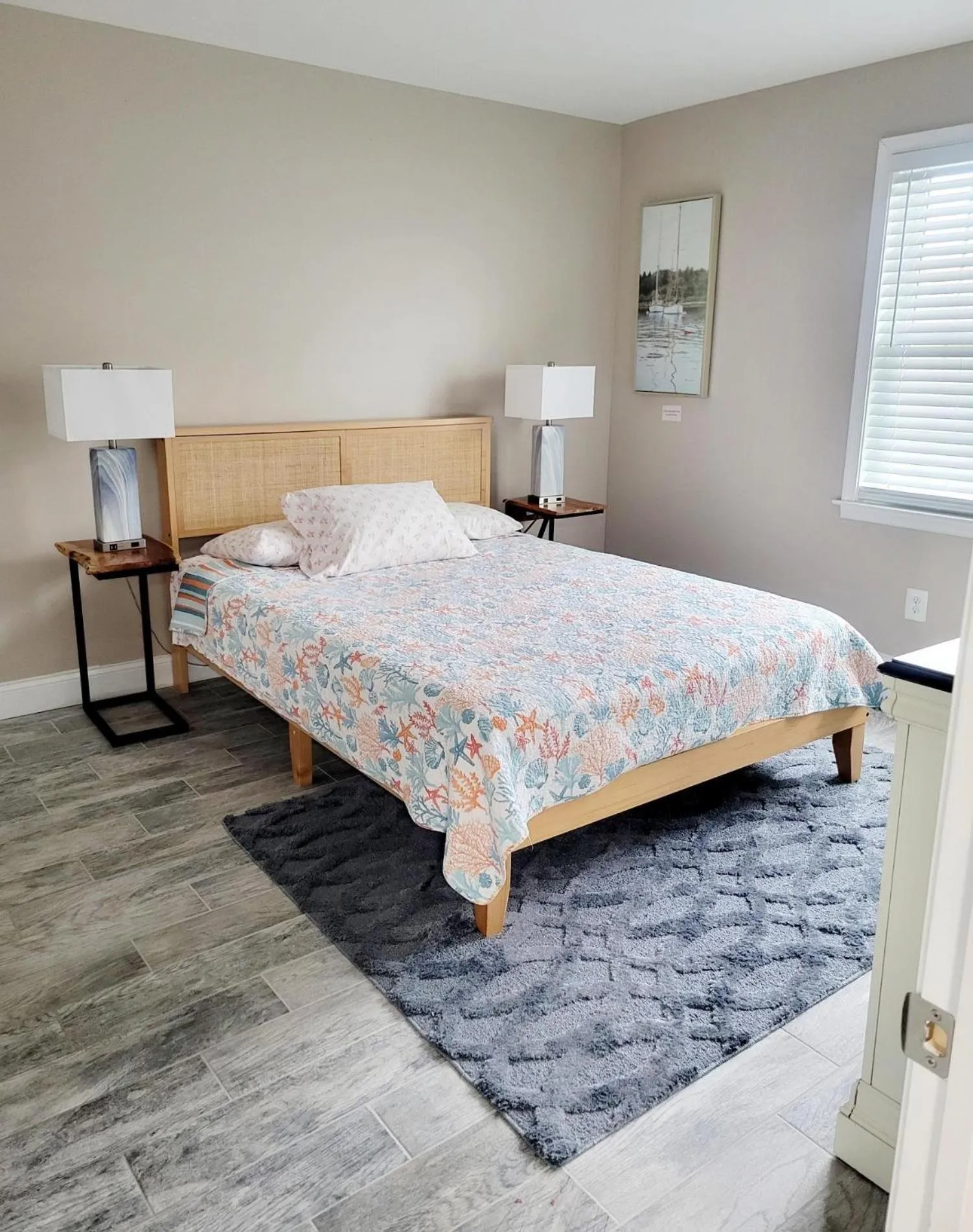 Bed in Radiant Beach Block Condo Parking Patio