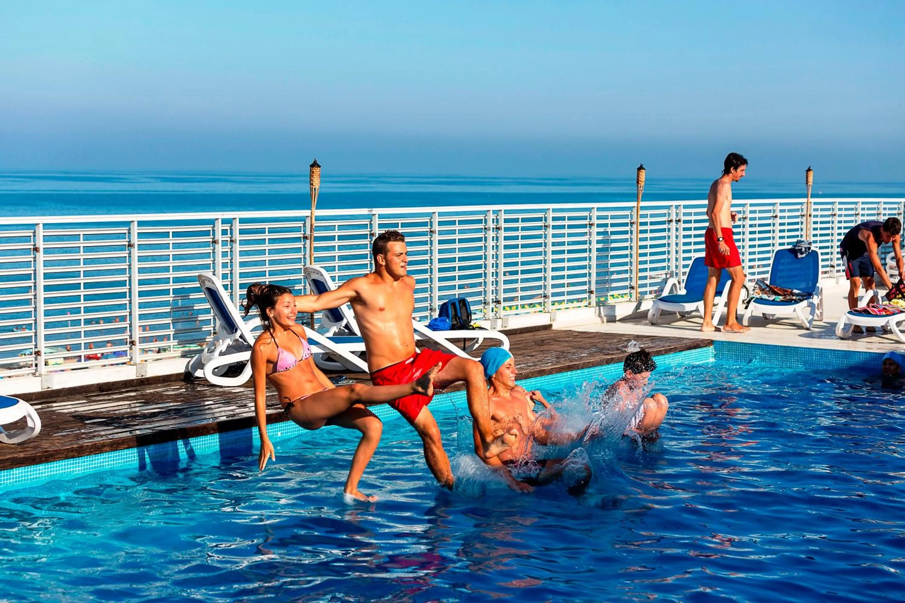 Pool view in Medi Garden Hotel&Residence