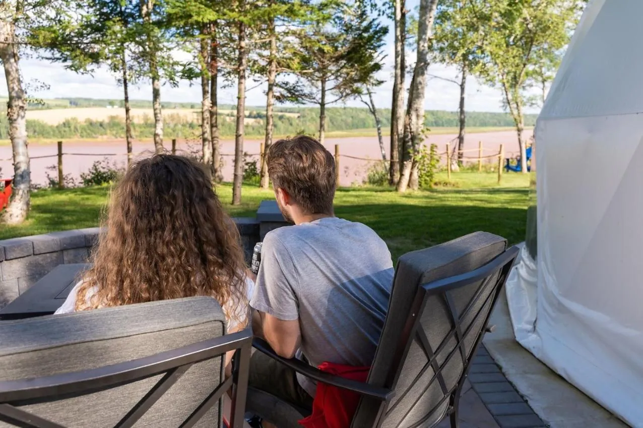 Patio in Gravity Luxury Domes