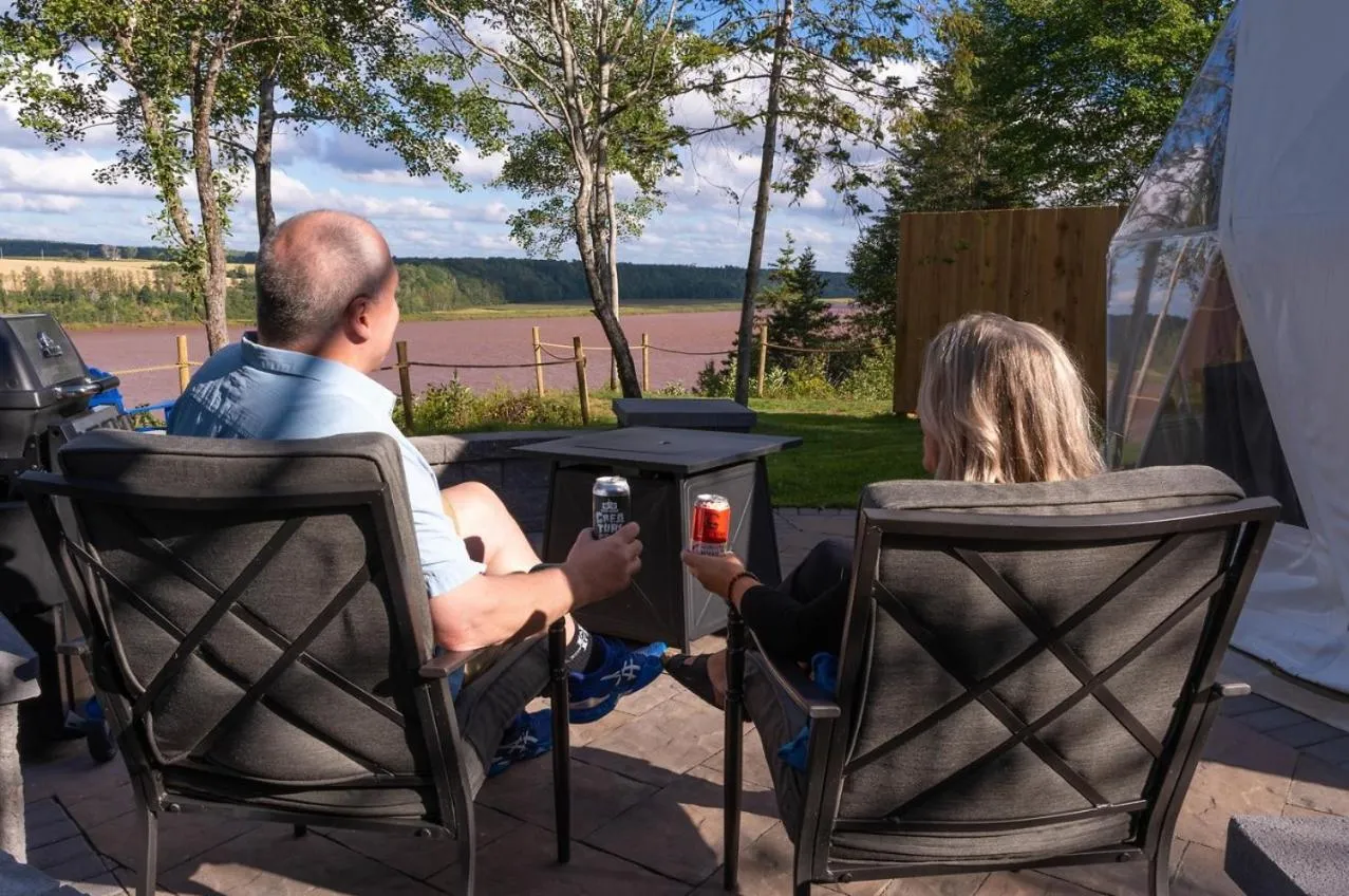 Patio in Gravity Luxury Domes