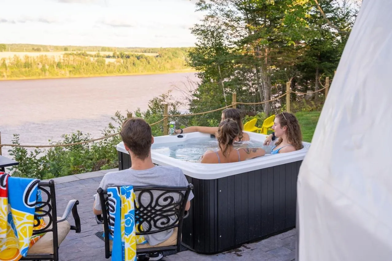 Patio in Gravity Luxury Domes