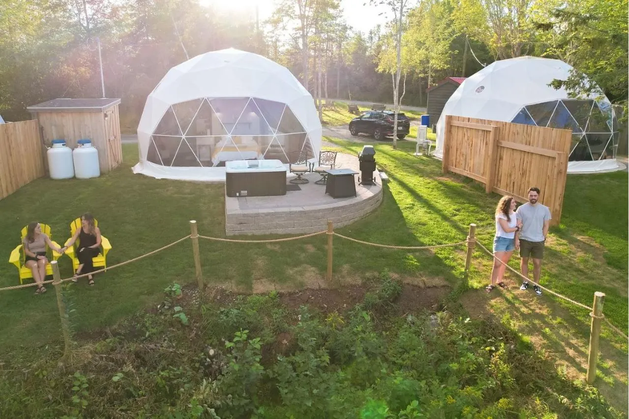 Spring in Gravity Luxury Domes