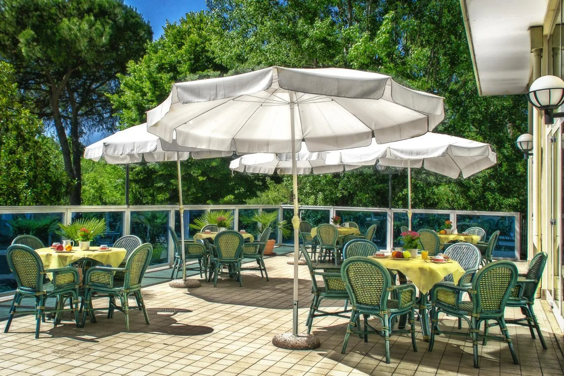 Balcony/Terrace in Hotel Internazionale Terme