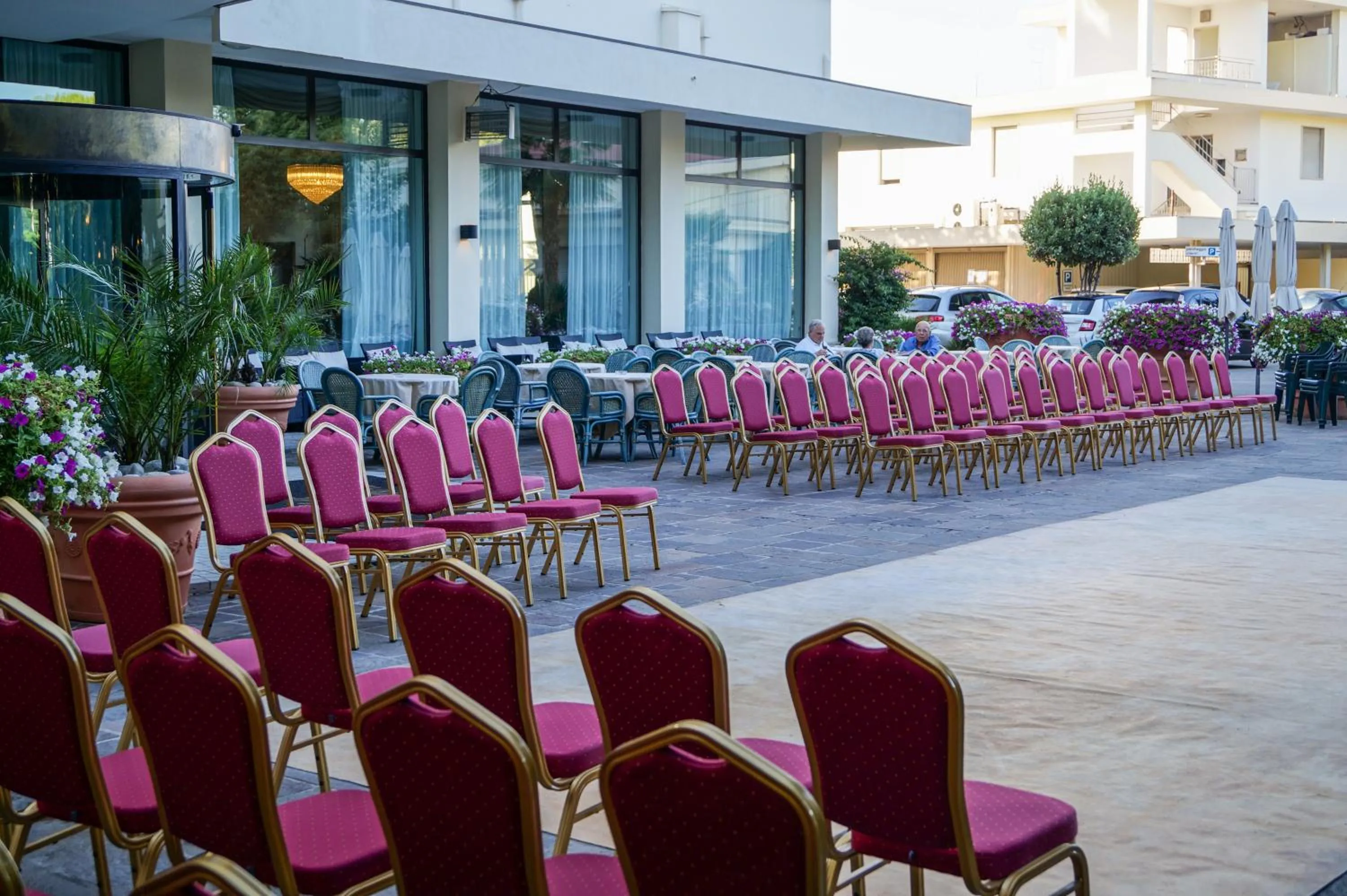 Patio in Hotel Internazionale Terme
