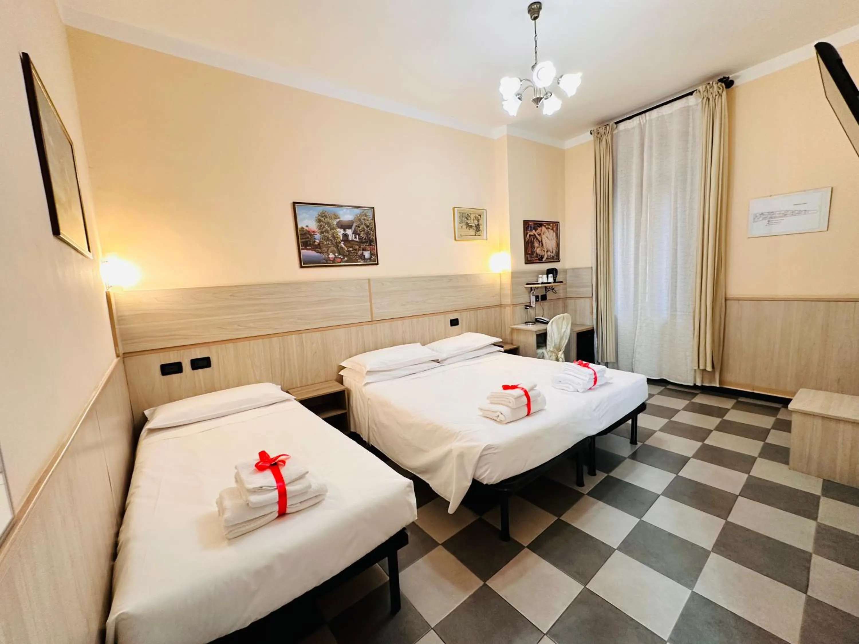 View (from property/room), Bed in Hotel Galata