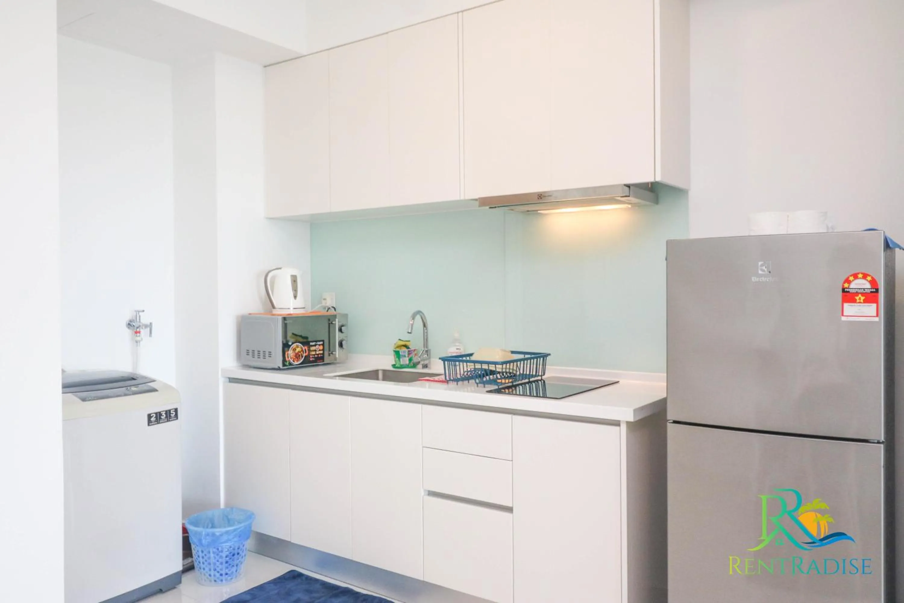 Kitchen or kitchenette in Teega Suites @ UHA