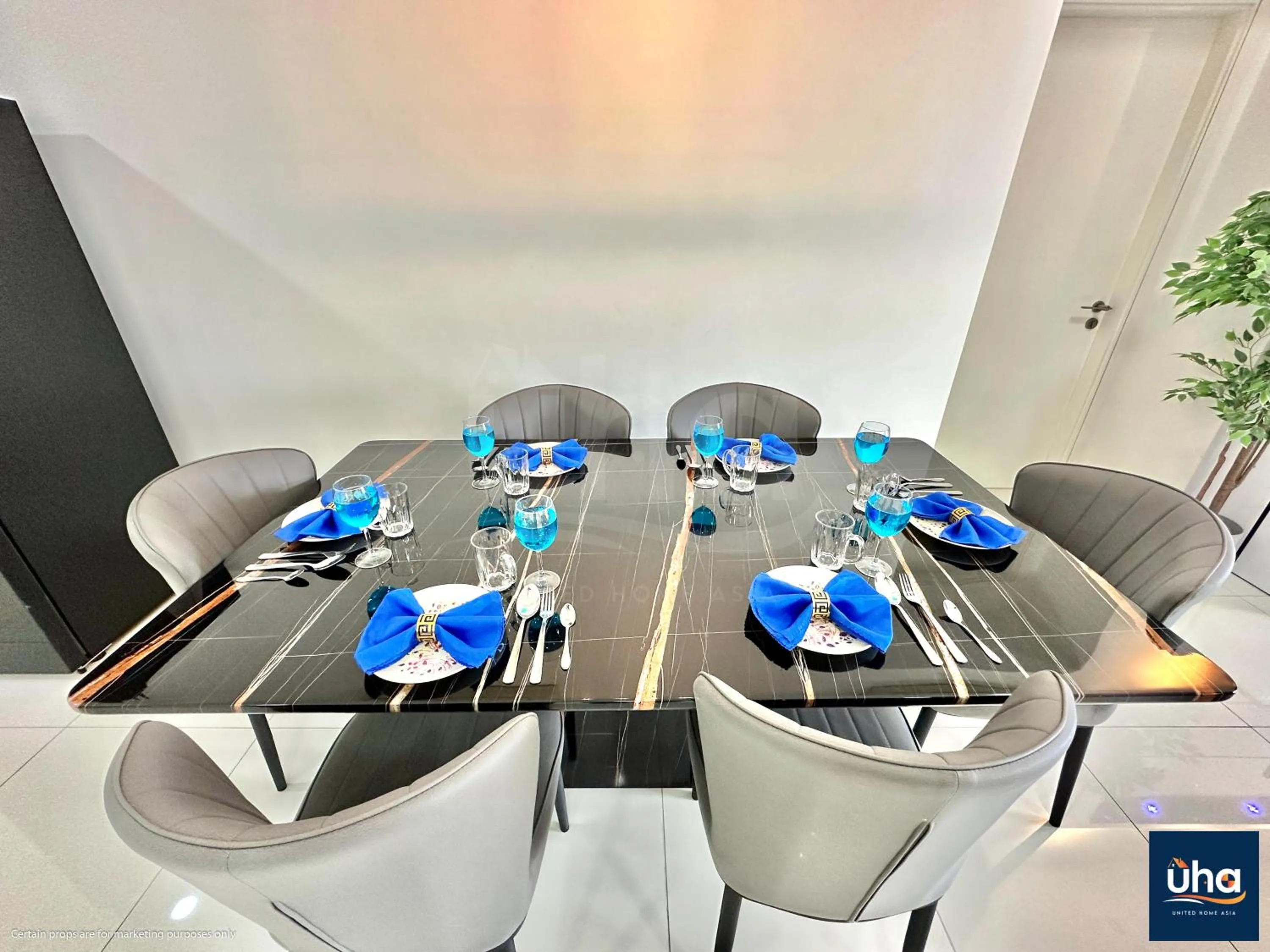 Seating area in Teega Suites @ UHA