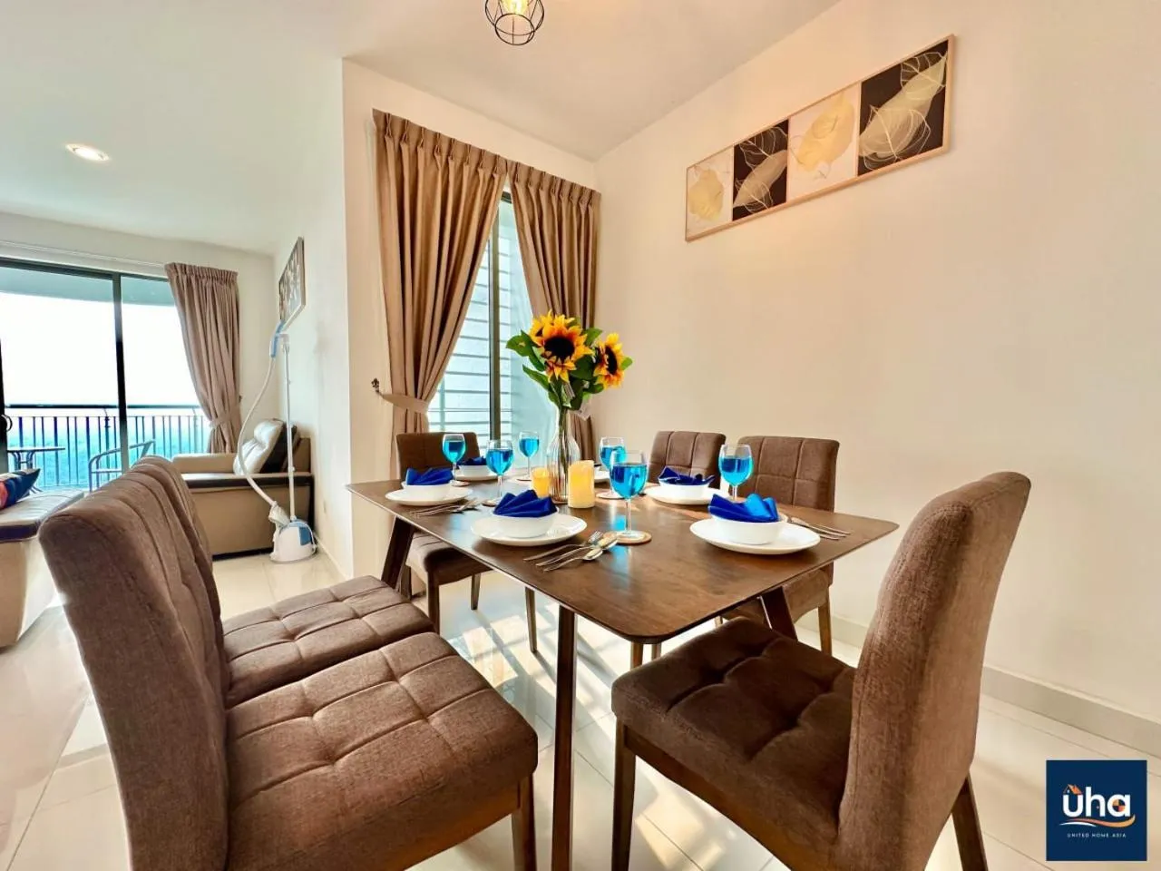 Seating area in Teega Suites @ UHA