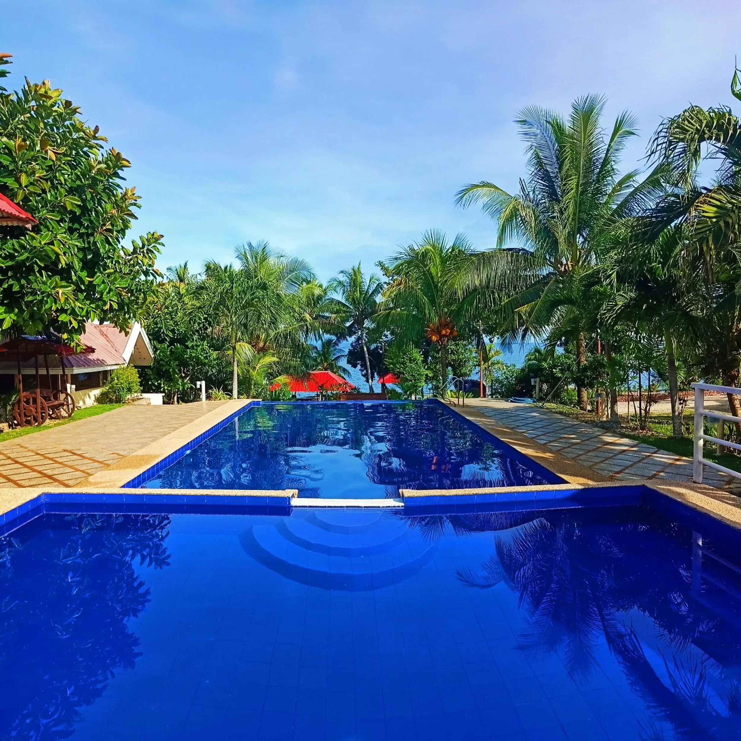 Pool view in Panglao Kalikasan Resort