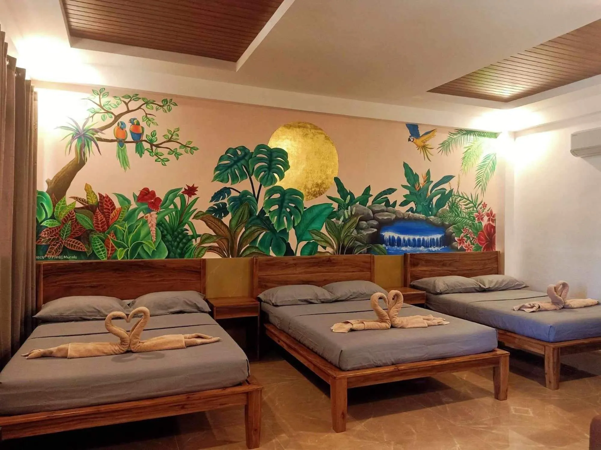 Photo of the whole room, Bed in Panglao Kalikasan Resort