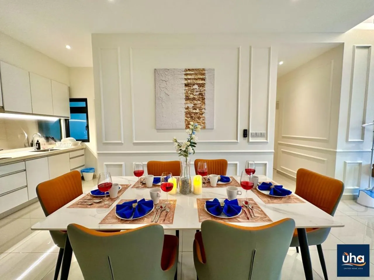 Kitchen or kitchenette in Meridin Medini Iskandar Puteri @ UHA