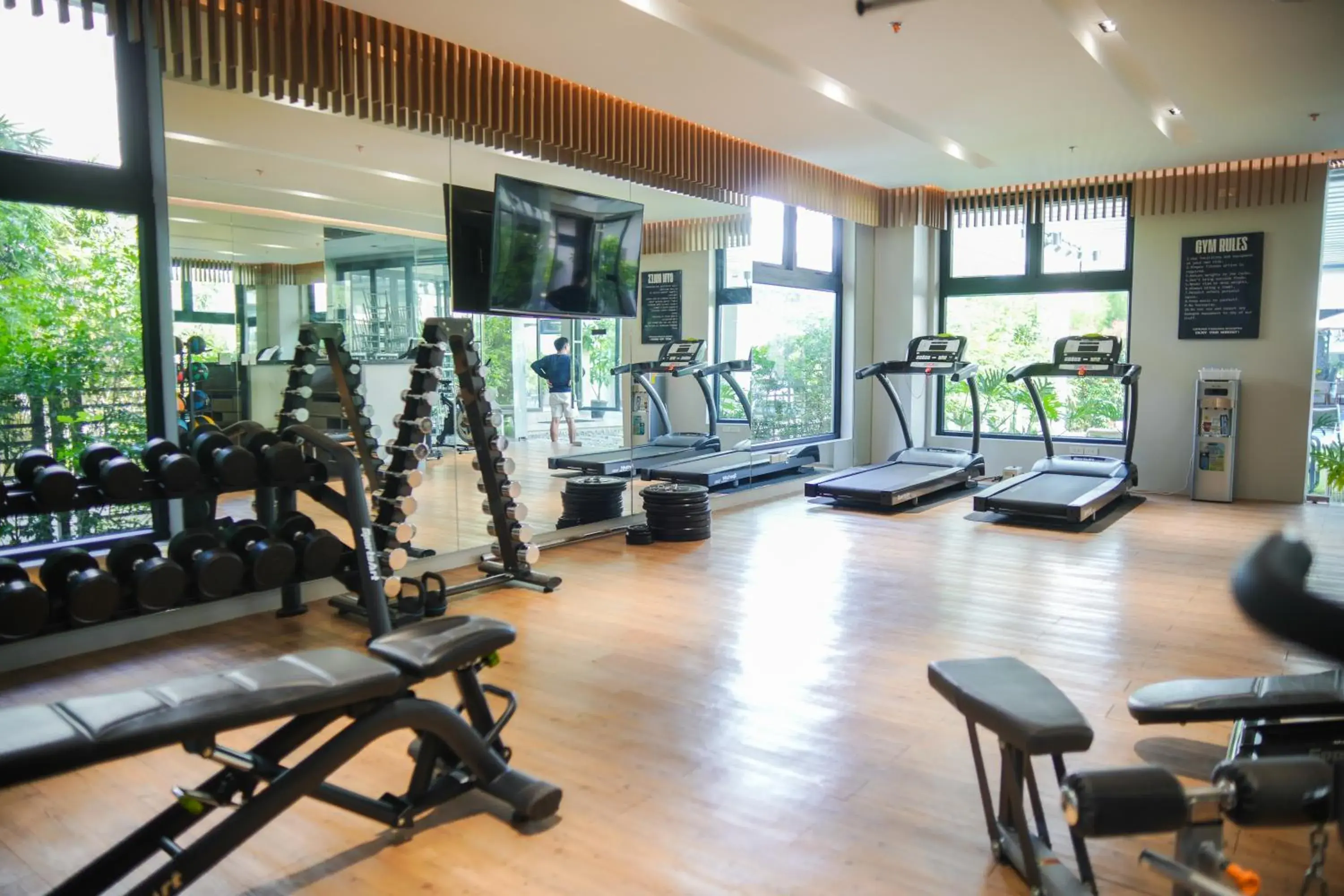 Fitness centre/facilities in The Hotel Andrea Fitness centre/facilities in The Hotel Andrea