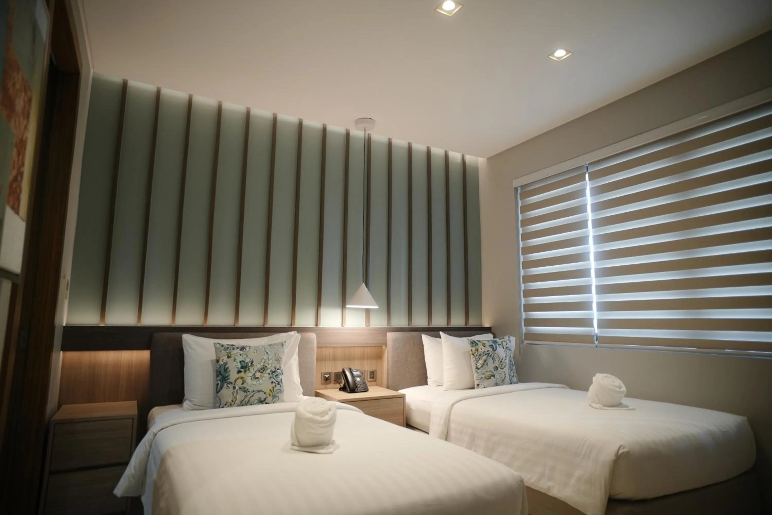 View (from property/room), Bed in The Hotel Andrea