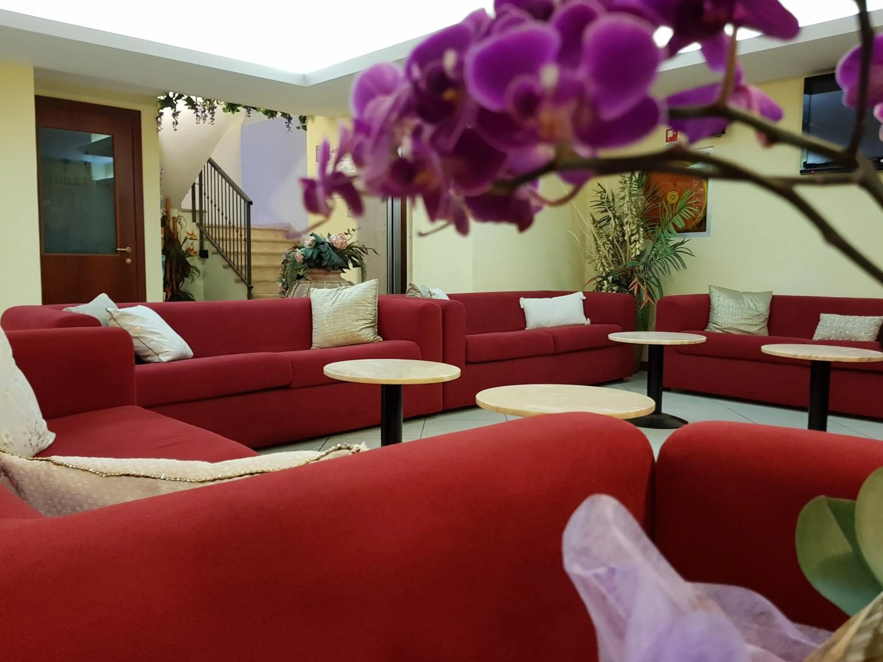 Lobby or reception in Hotel Beppe