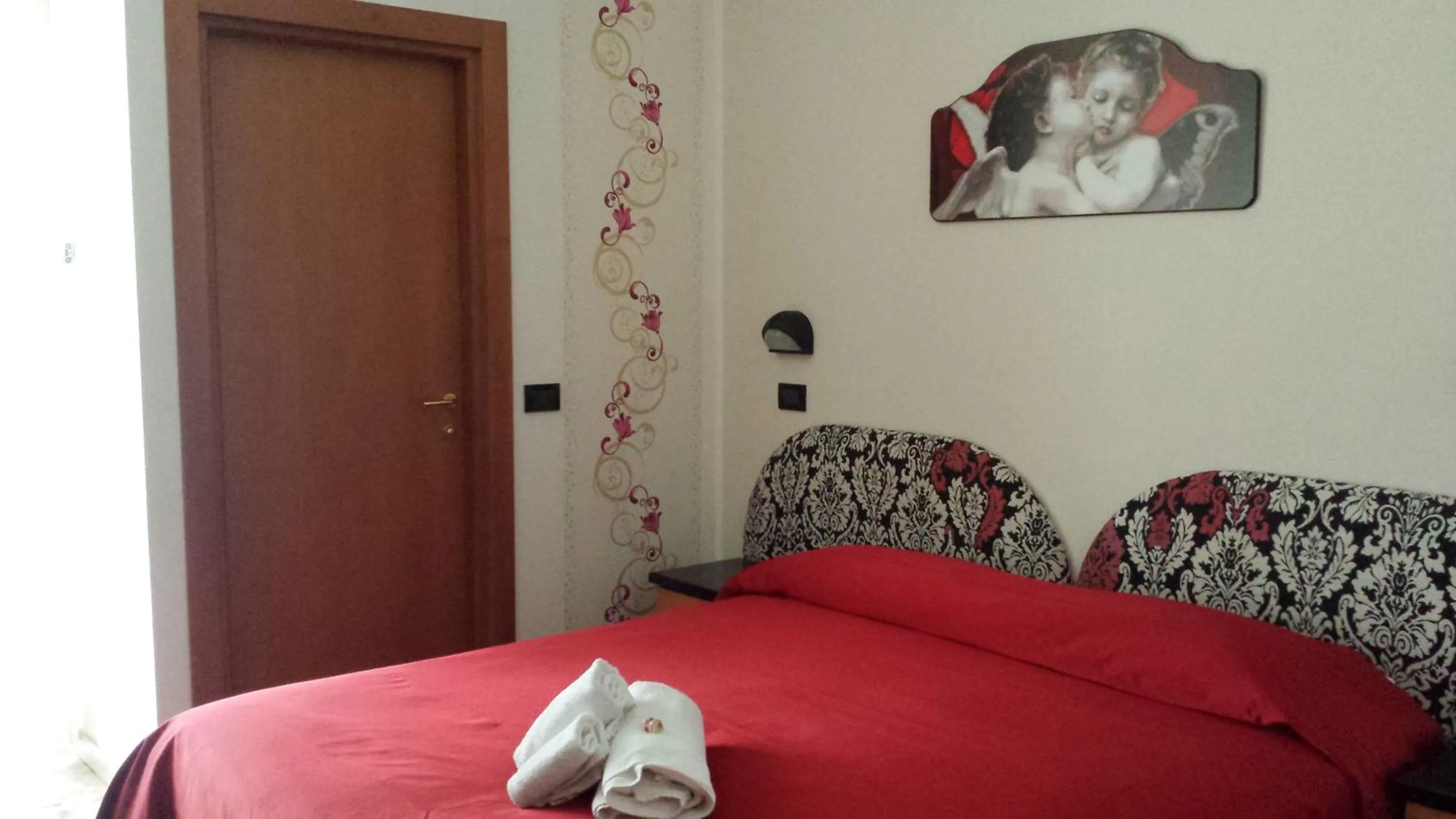 Bedroom, Bed in Hotel Beppe