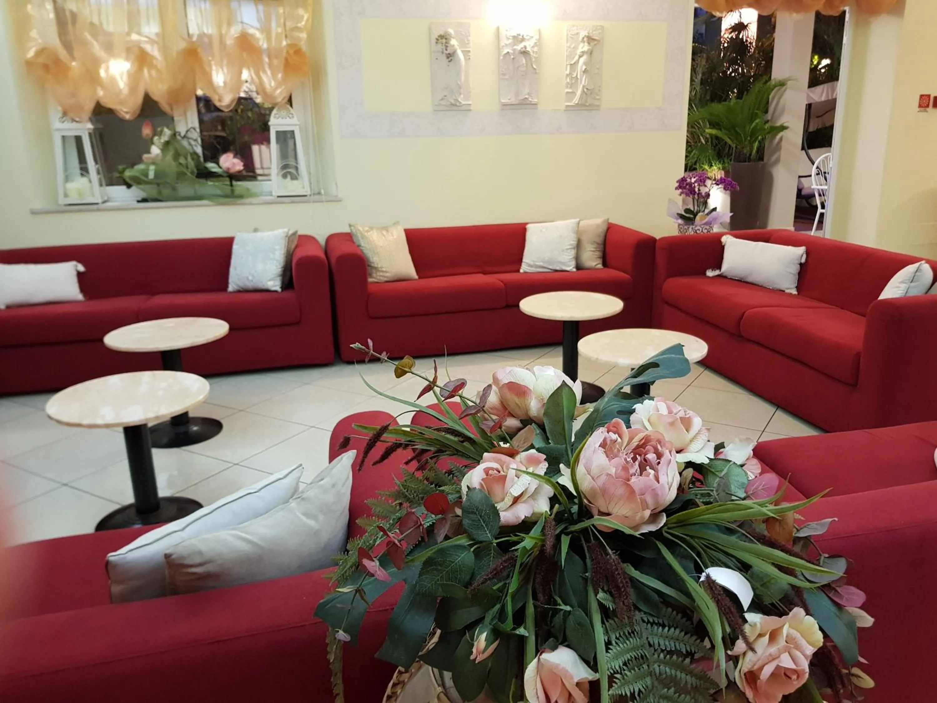 Lobby or reception in Hotel Beppe