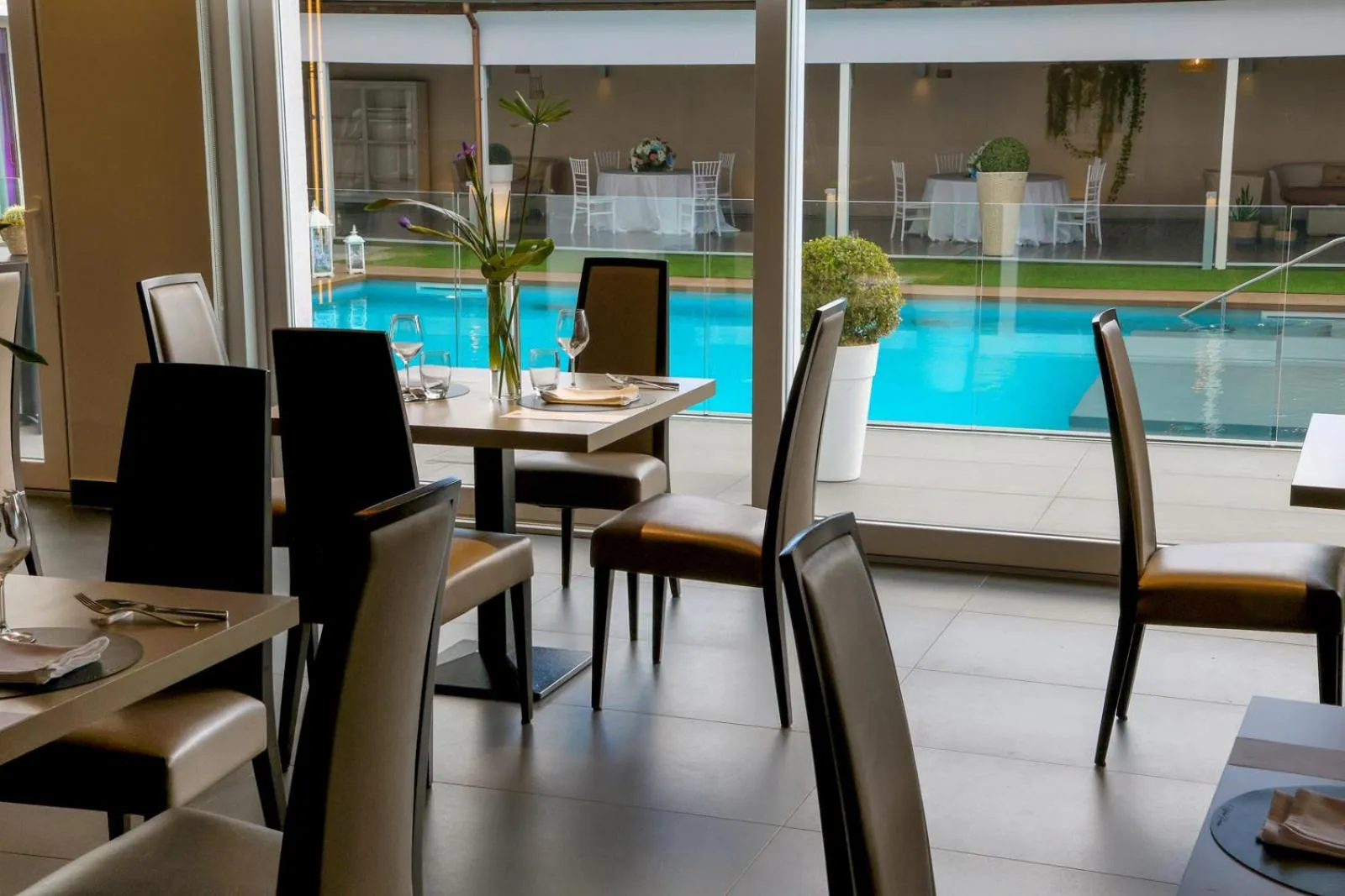 Swimming pool in Hotel I Gigli