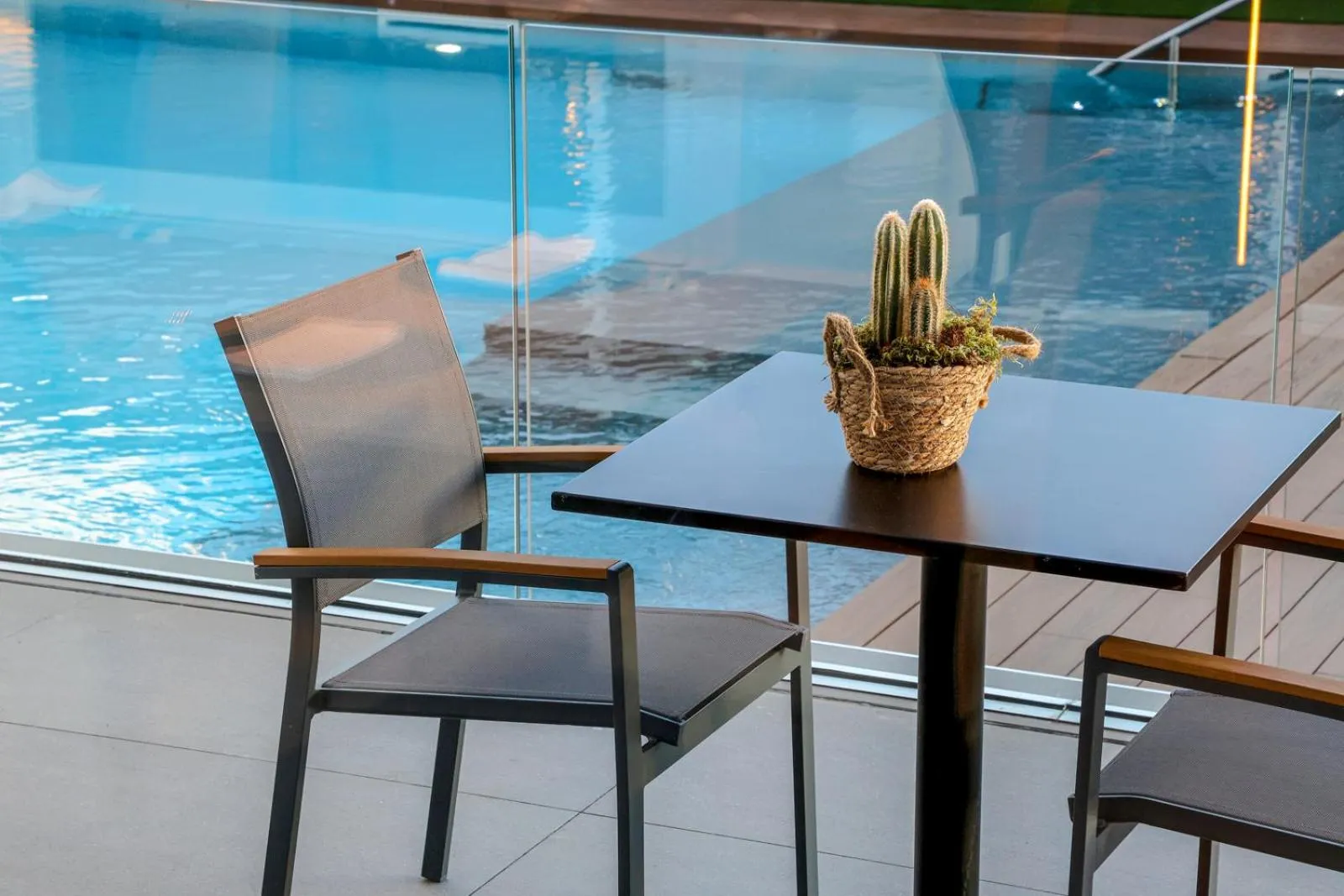 Pool view in Hotel I Gigli