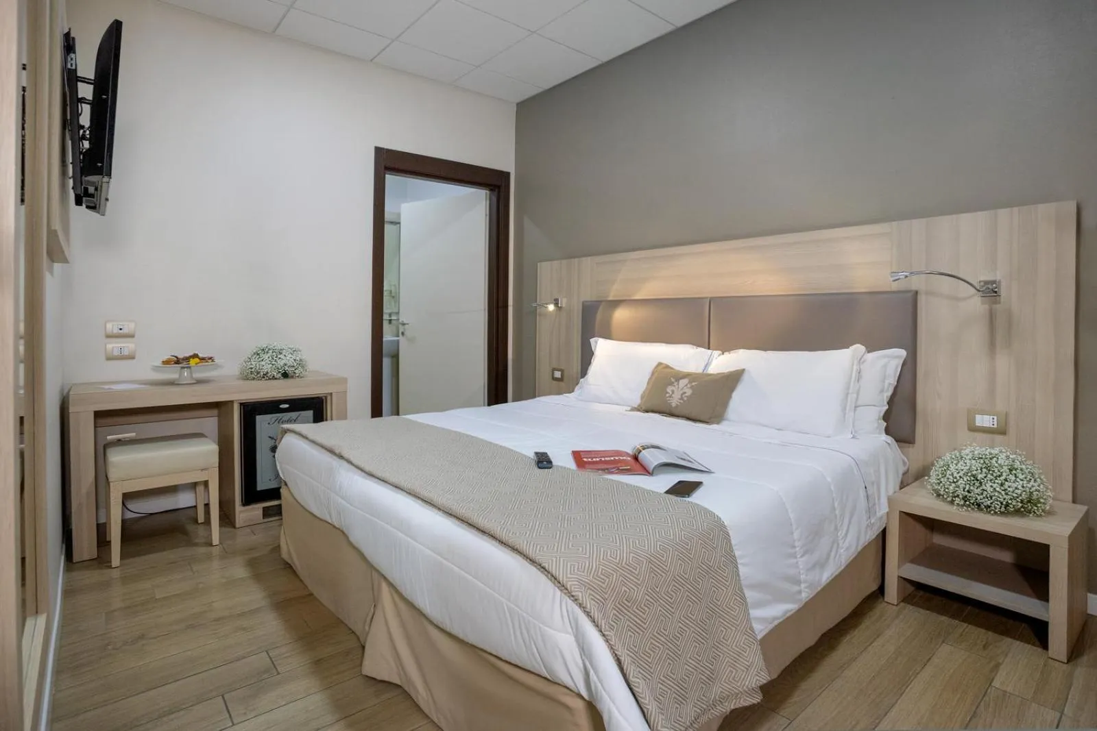 Bedroom, Bed in Hotel I Gigli