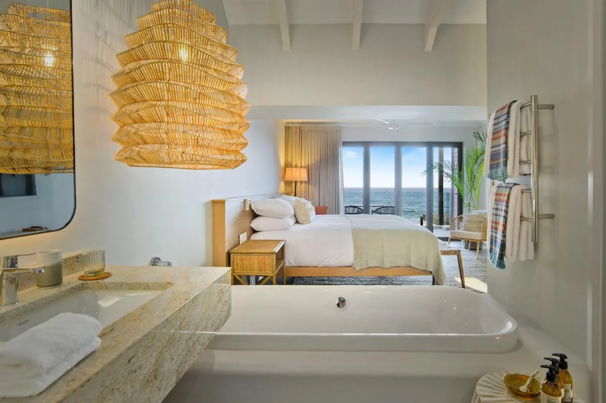Patio, Bed in Sala Beach House