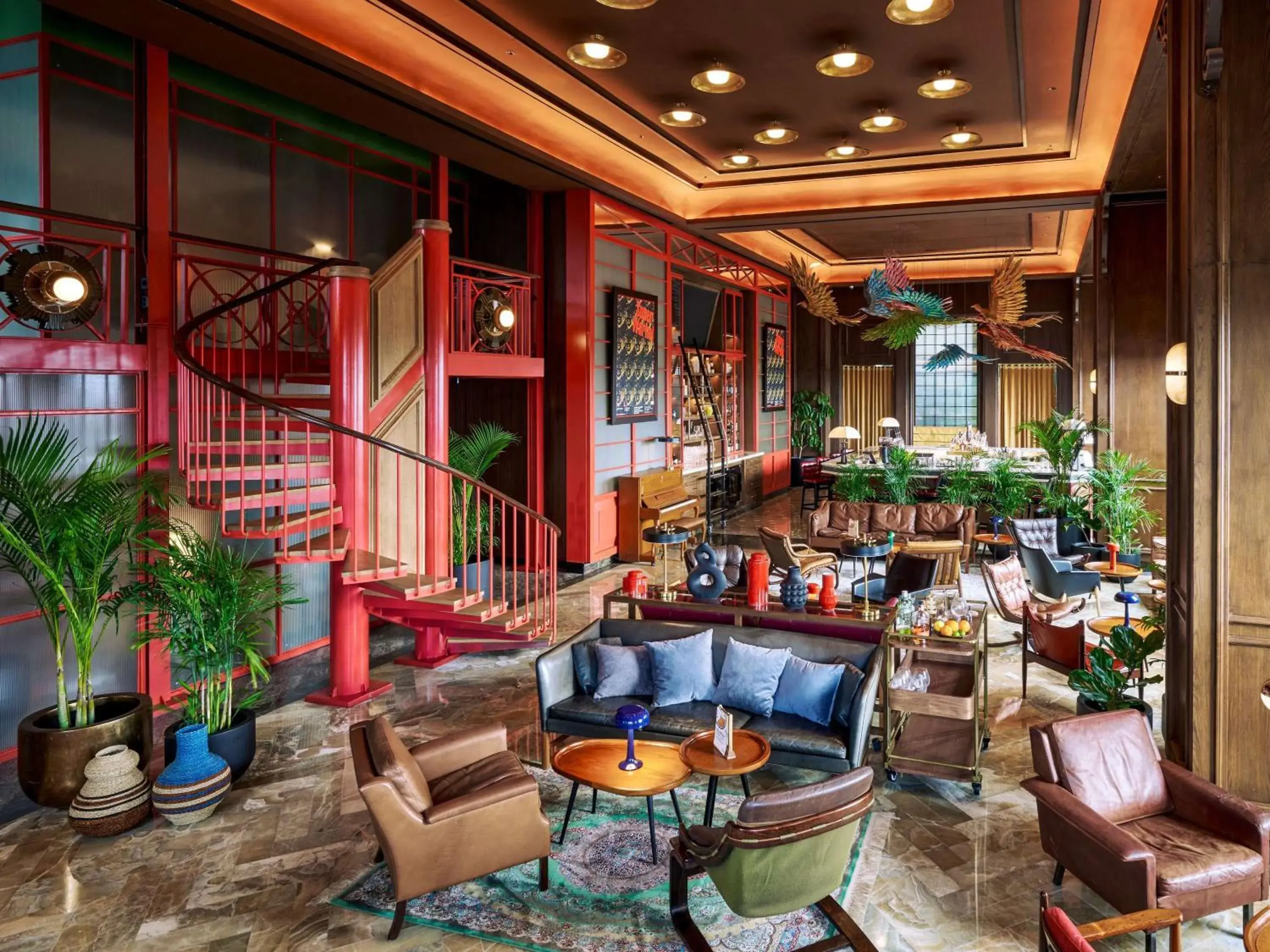 Lounge or bar in 25hours Hotel Jakarta The Oddbird Lounge or bar in 25hours Hotel Jakarta The Oddbird