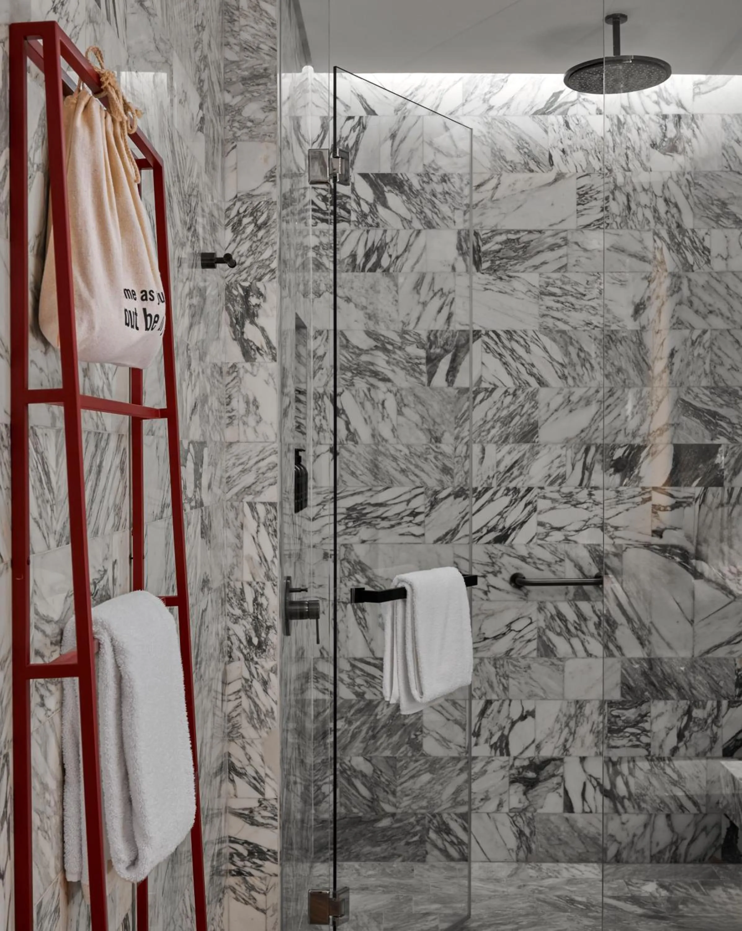 Bathroom in 25hours Hotel Jakarta The Oddbird