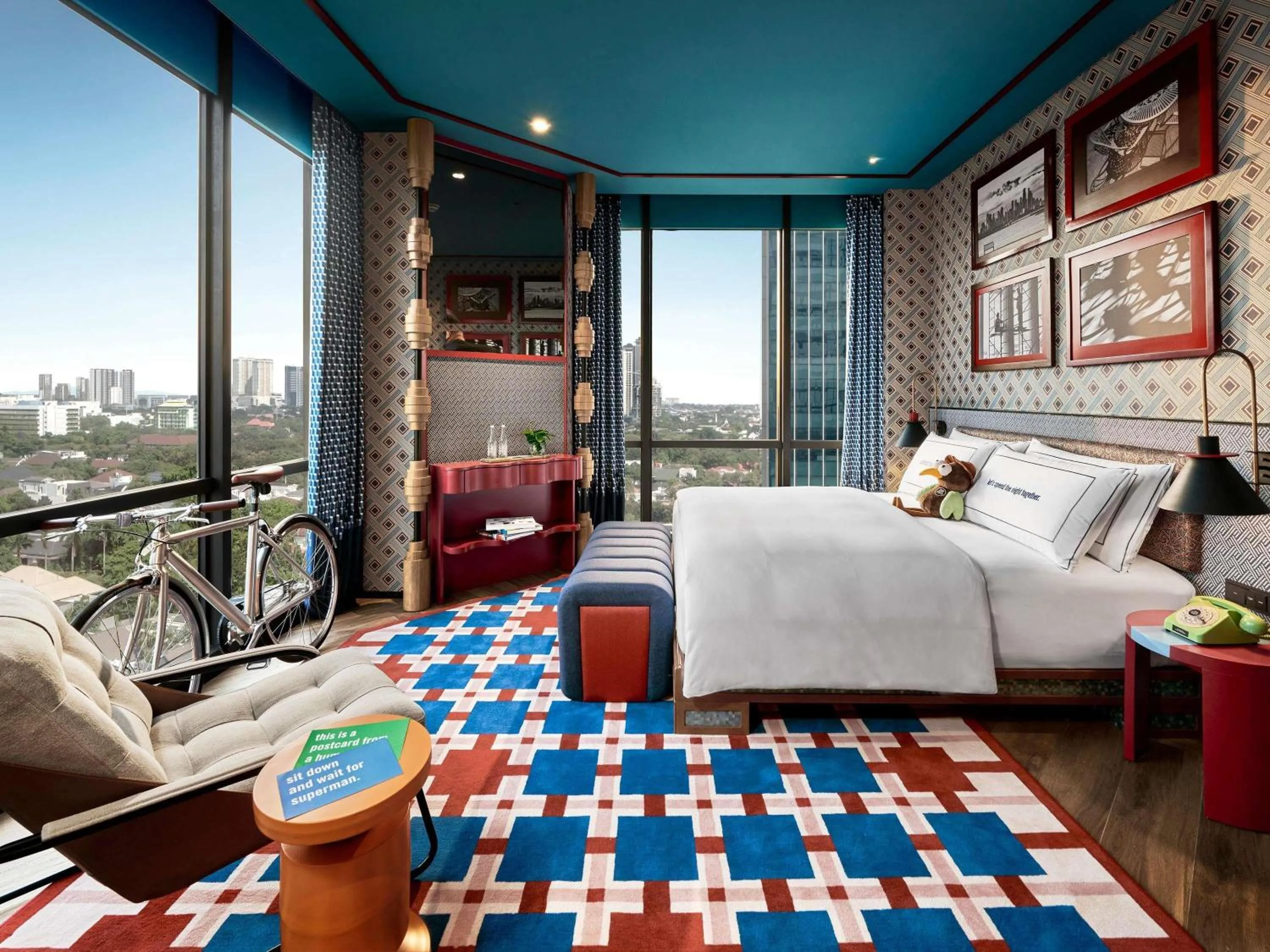 Bedroom, Bed in 25hours Hotel Jakarta The Oddbird