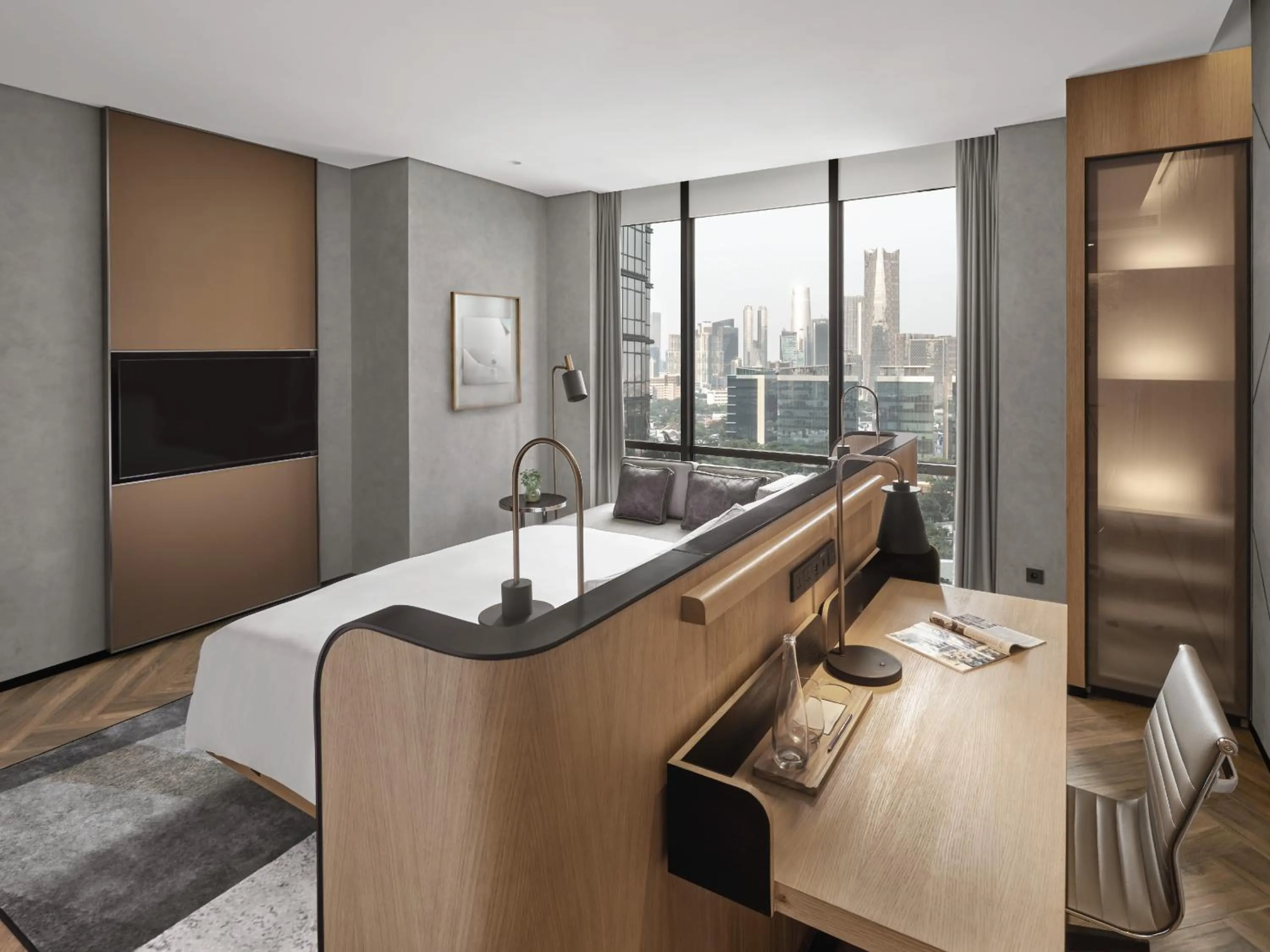 Bedroom in 25hours Hotel Jakarta The Oddbird