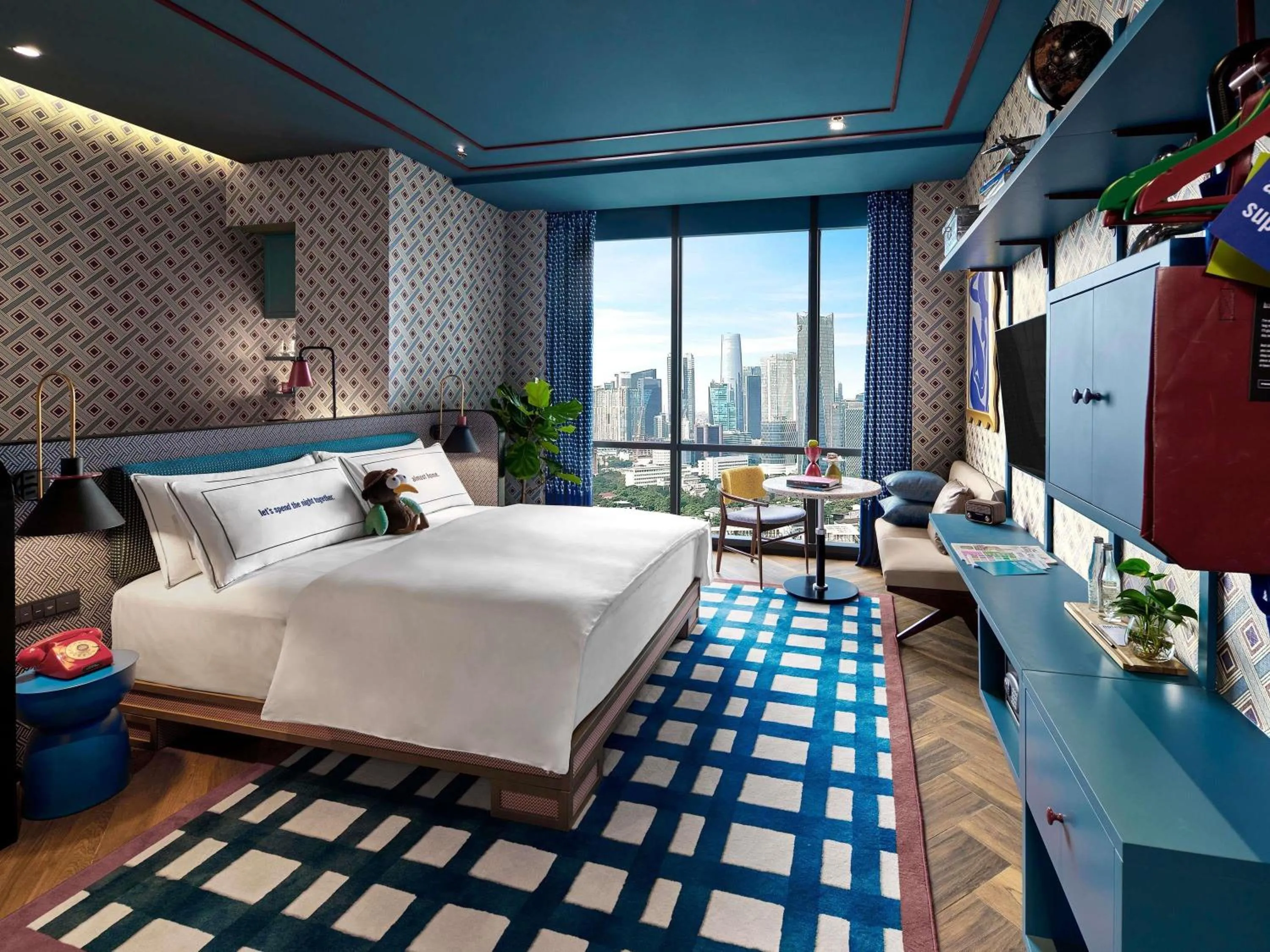 Bedroom, Bed in 25hours Hotel Jakarta The Oddbird