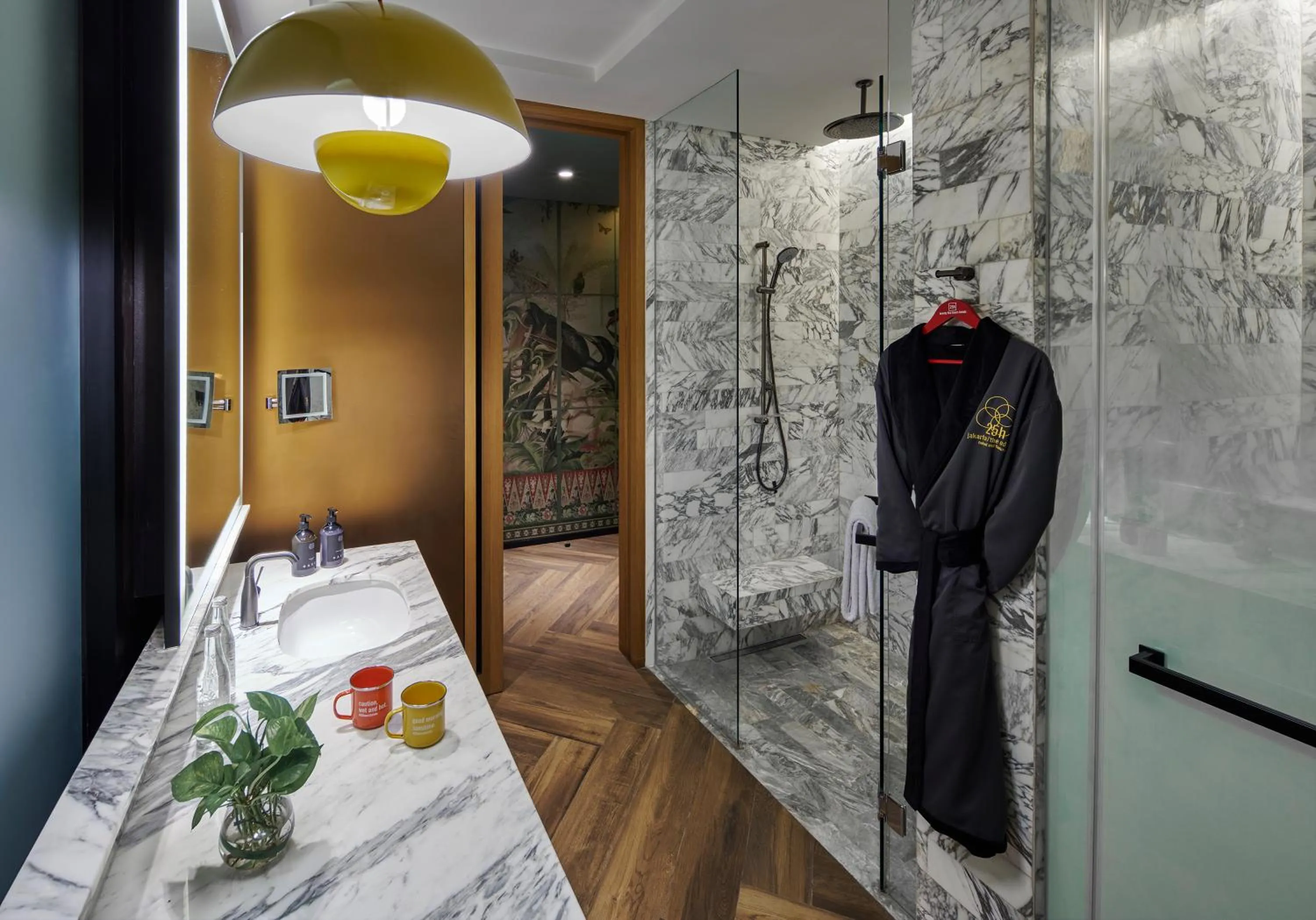 Shower in 25hours Hotel Jakarta The Oddbird