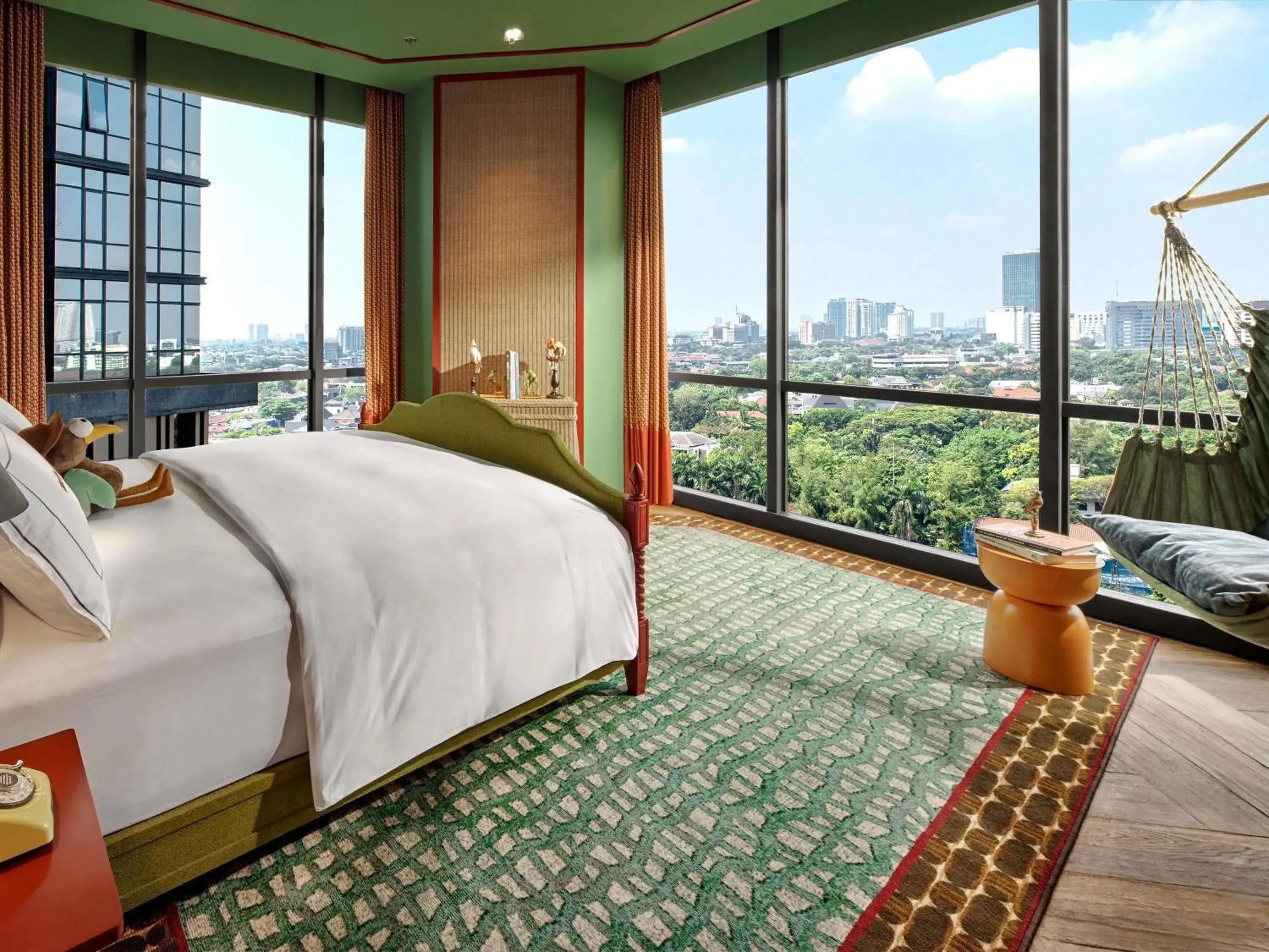 Bedroom, Bed in 25hours Hotel Jakarta The Oddbird Bedroom, Bed in 25hours Hotel Jakarta The Oddbird