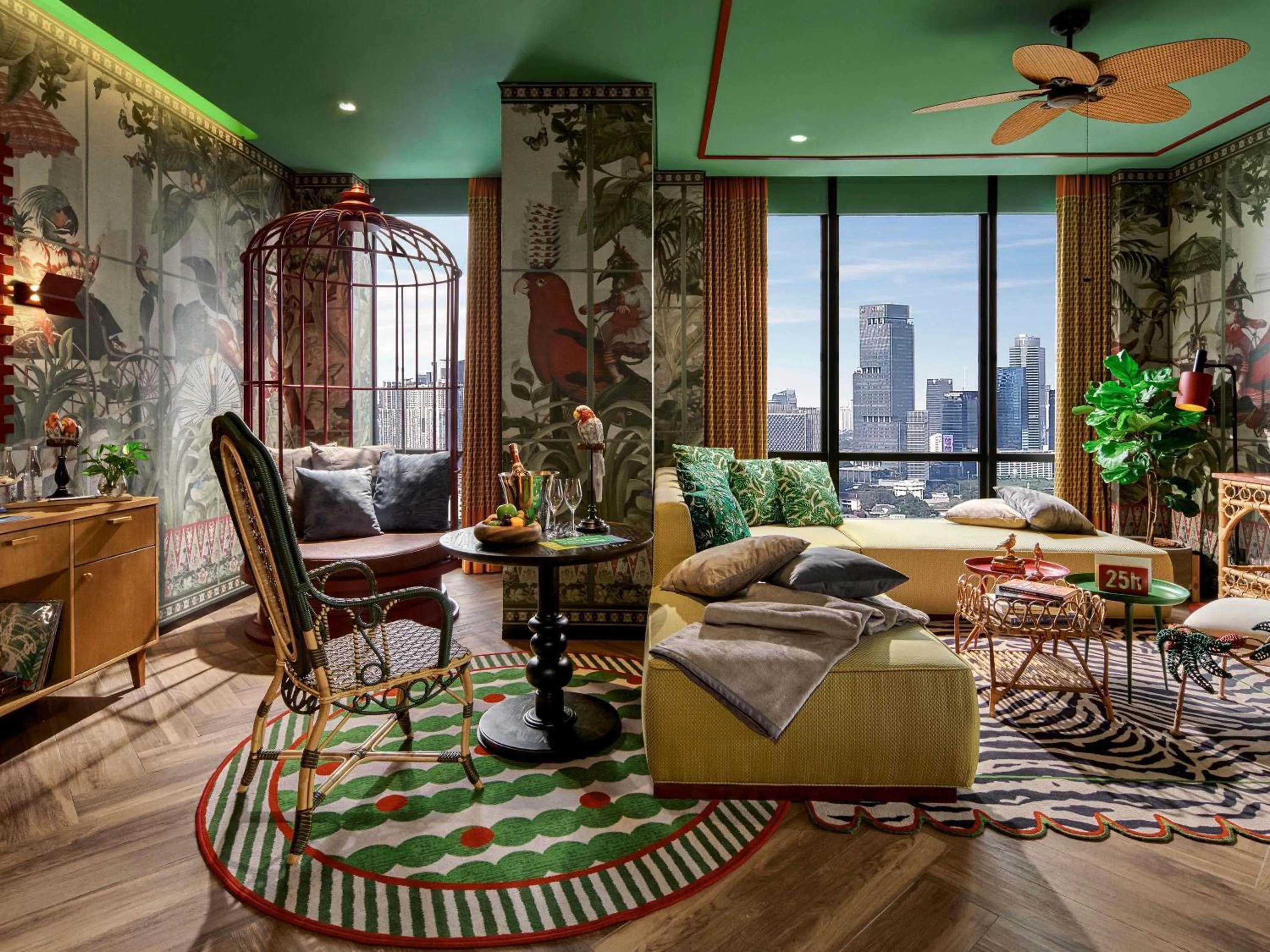 Bedroom in 25hours Hotel Jakarta The Oddbird