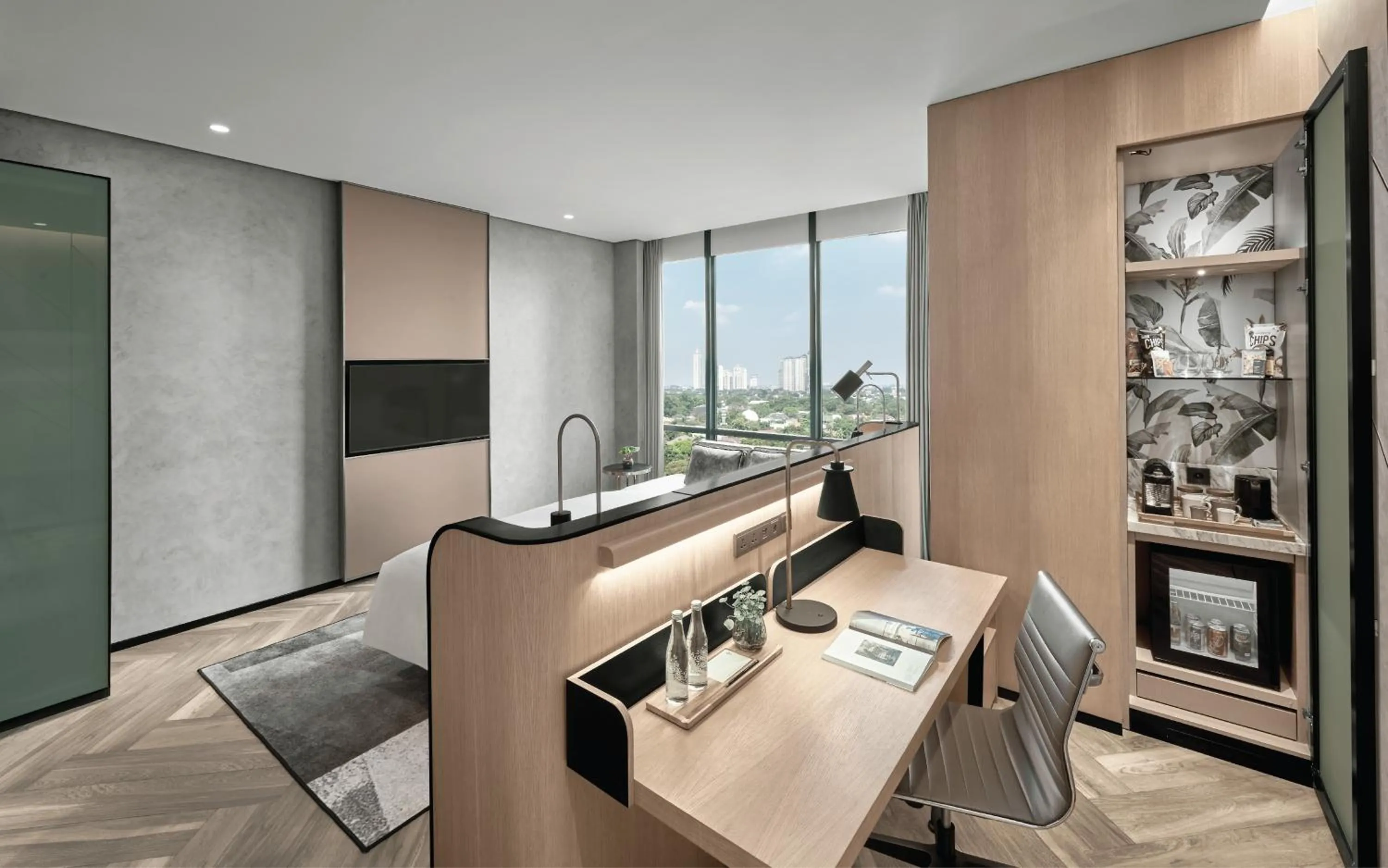 Bedroom in 25hours Hotel Jakarta The Oddbird